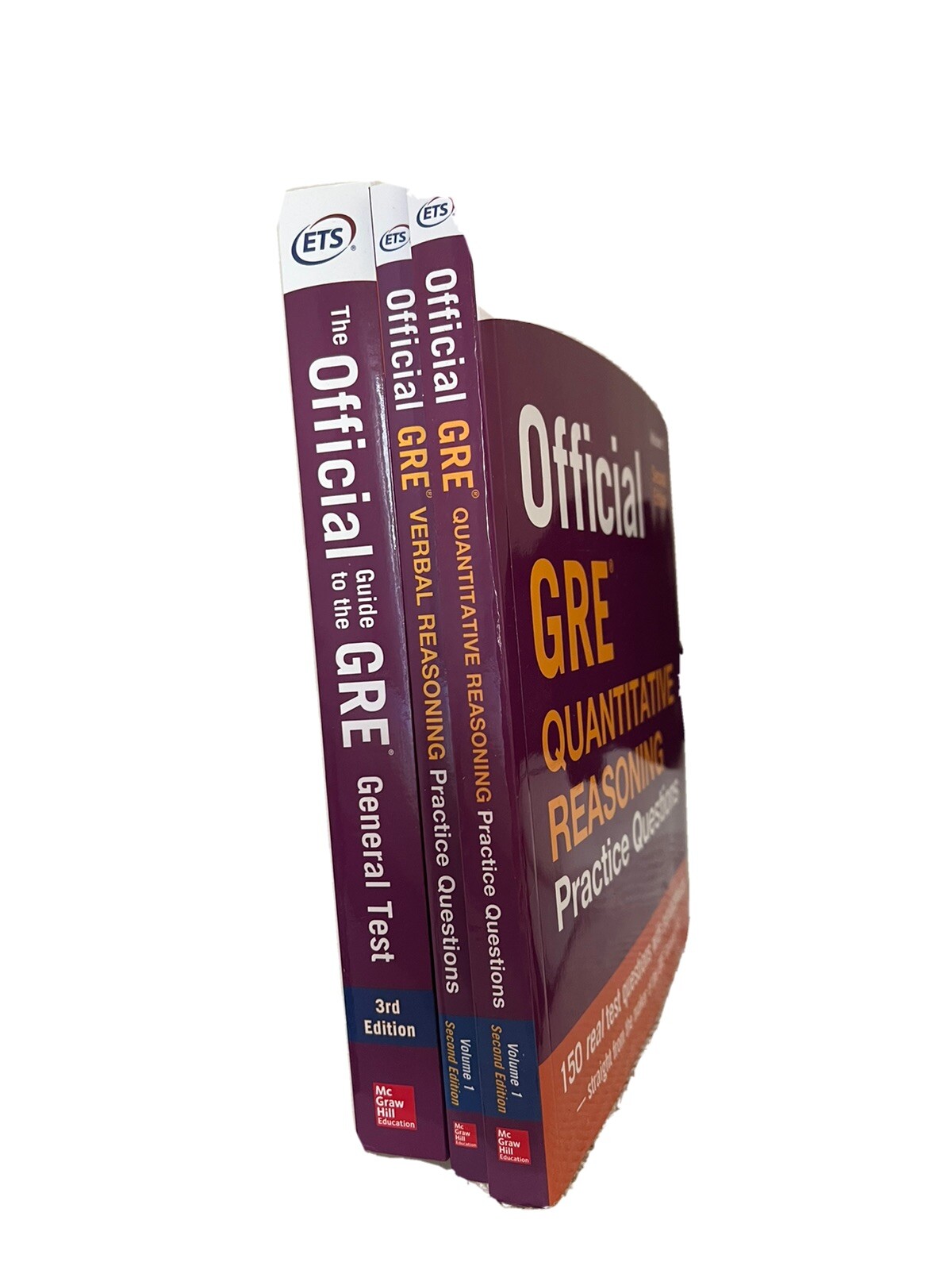 Stack Of GRE Practice Test Books