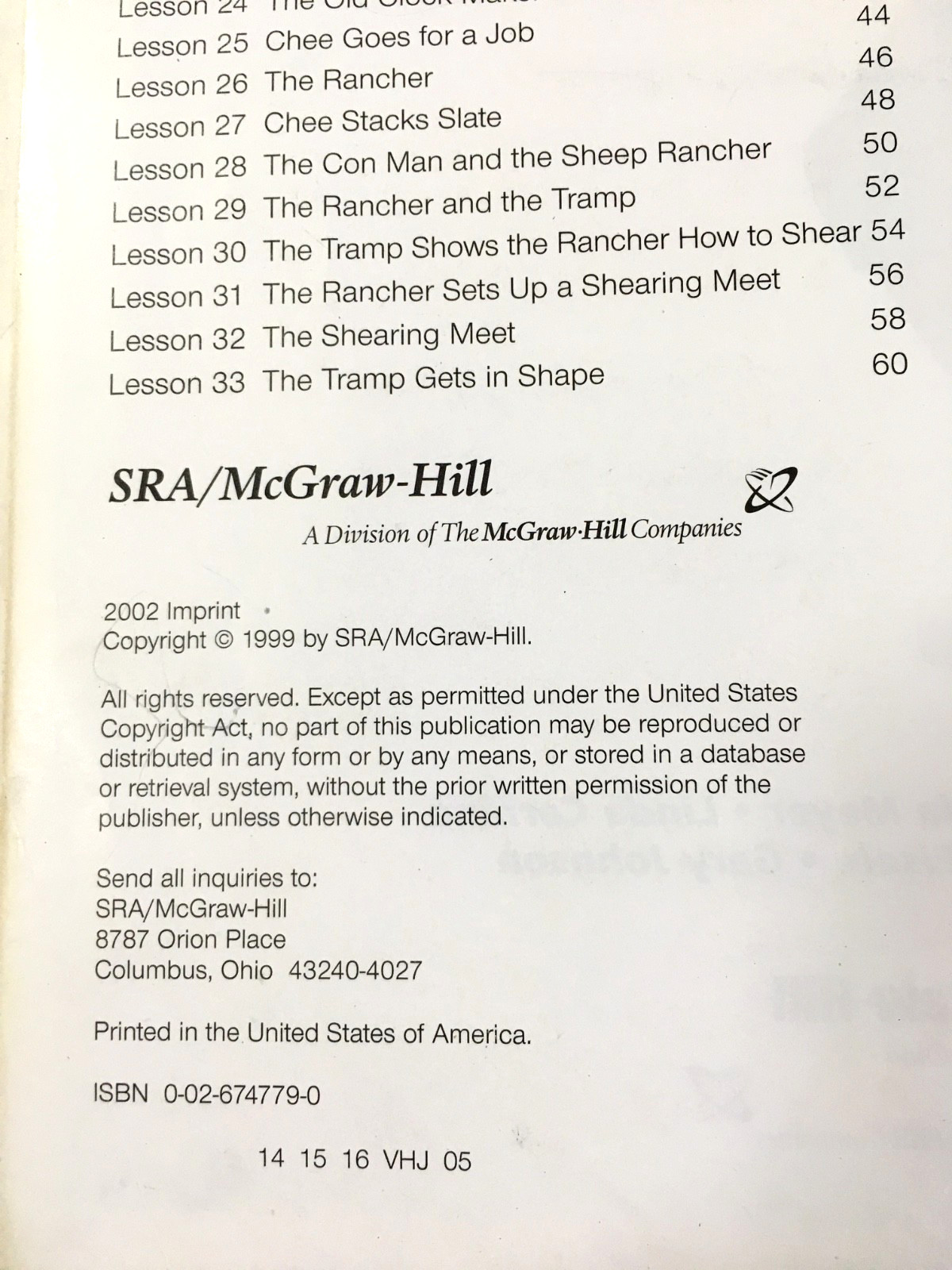 SRA Decoding B1 Strategies Student Textbook + New Unused Workbook 2002