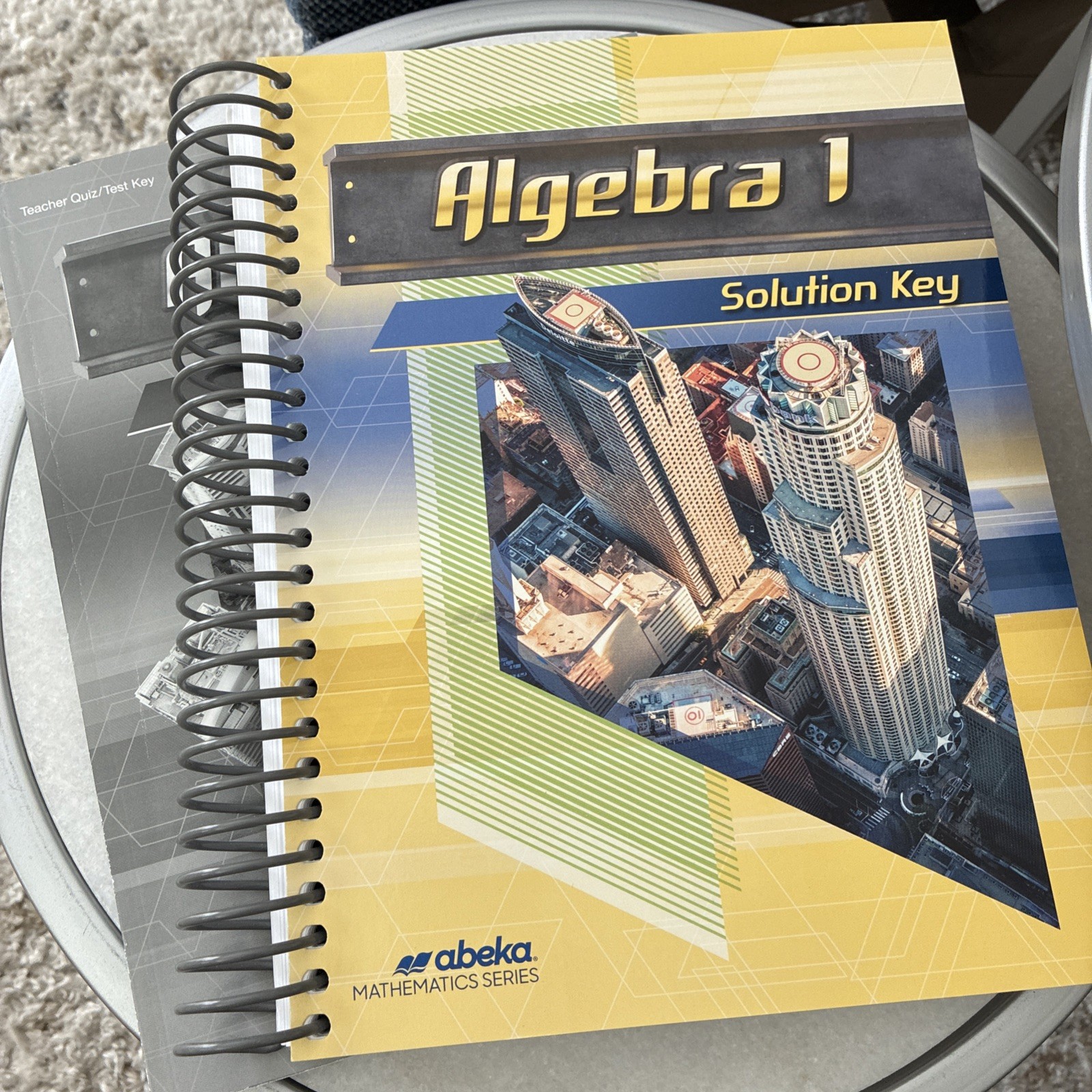 Abeka Algebra 1 Second Edition Teacher Solution Key Set High School 9th Grade