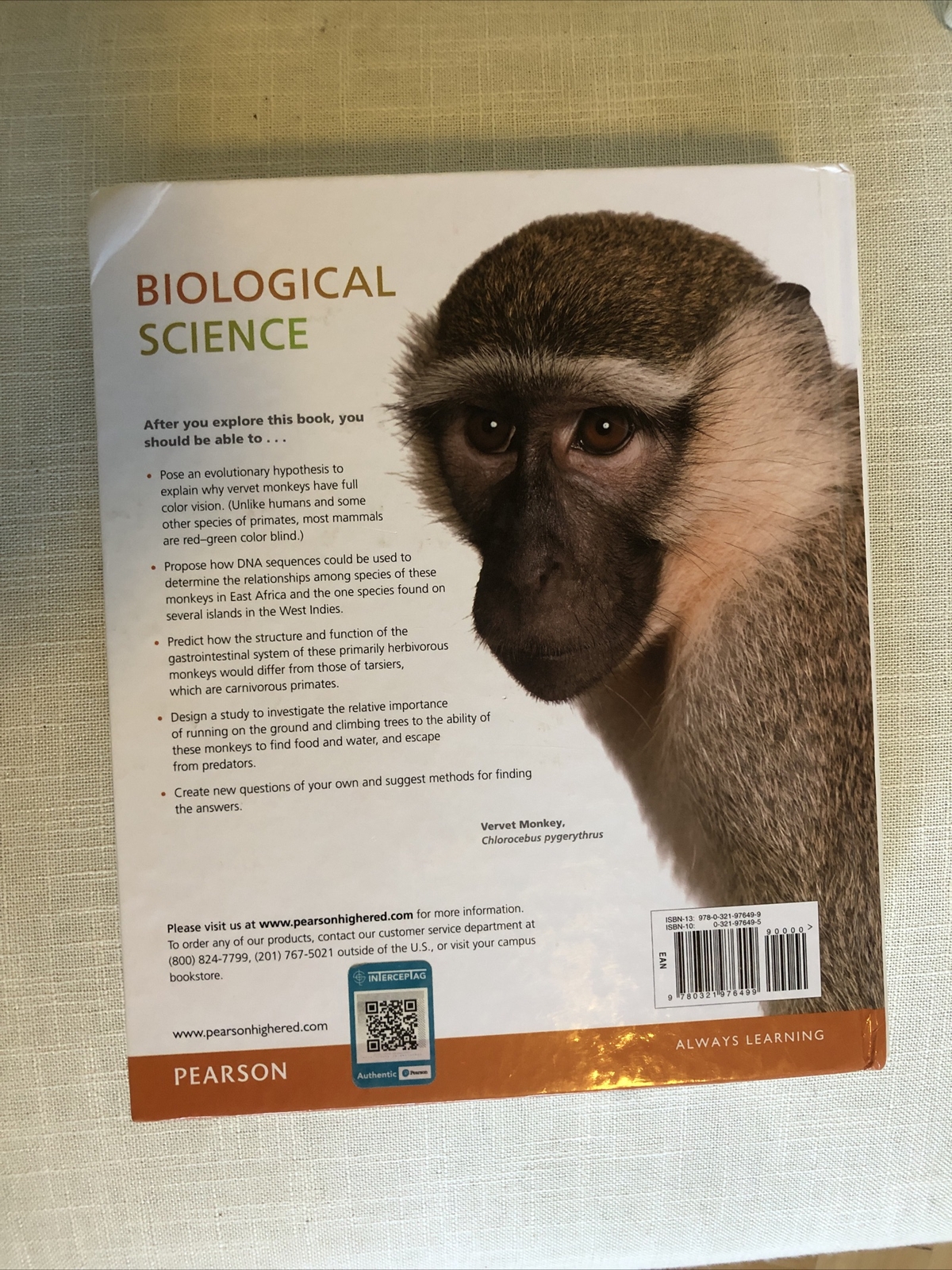 Biological Science Freeman Sixth Edition Textbook – Hardcover