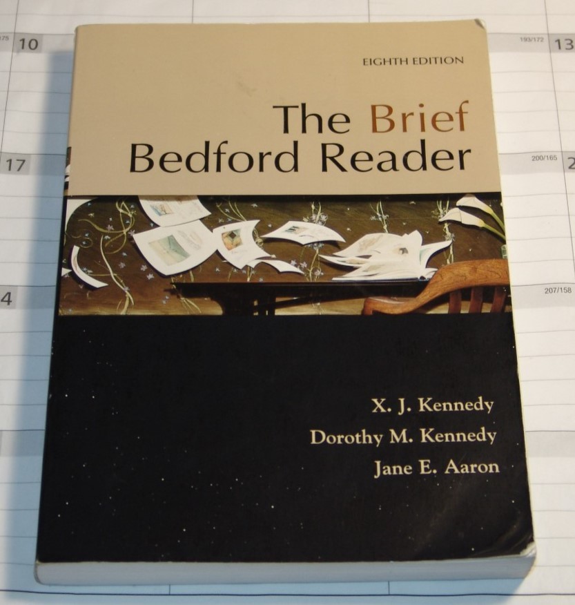 The Brief Bedford Reader Eight Edition Kennedy Dorothy Aaron Used Good!