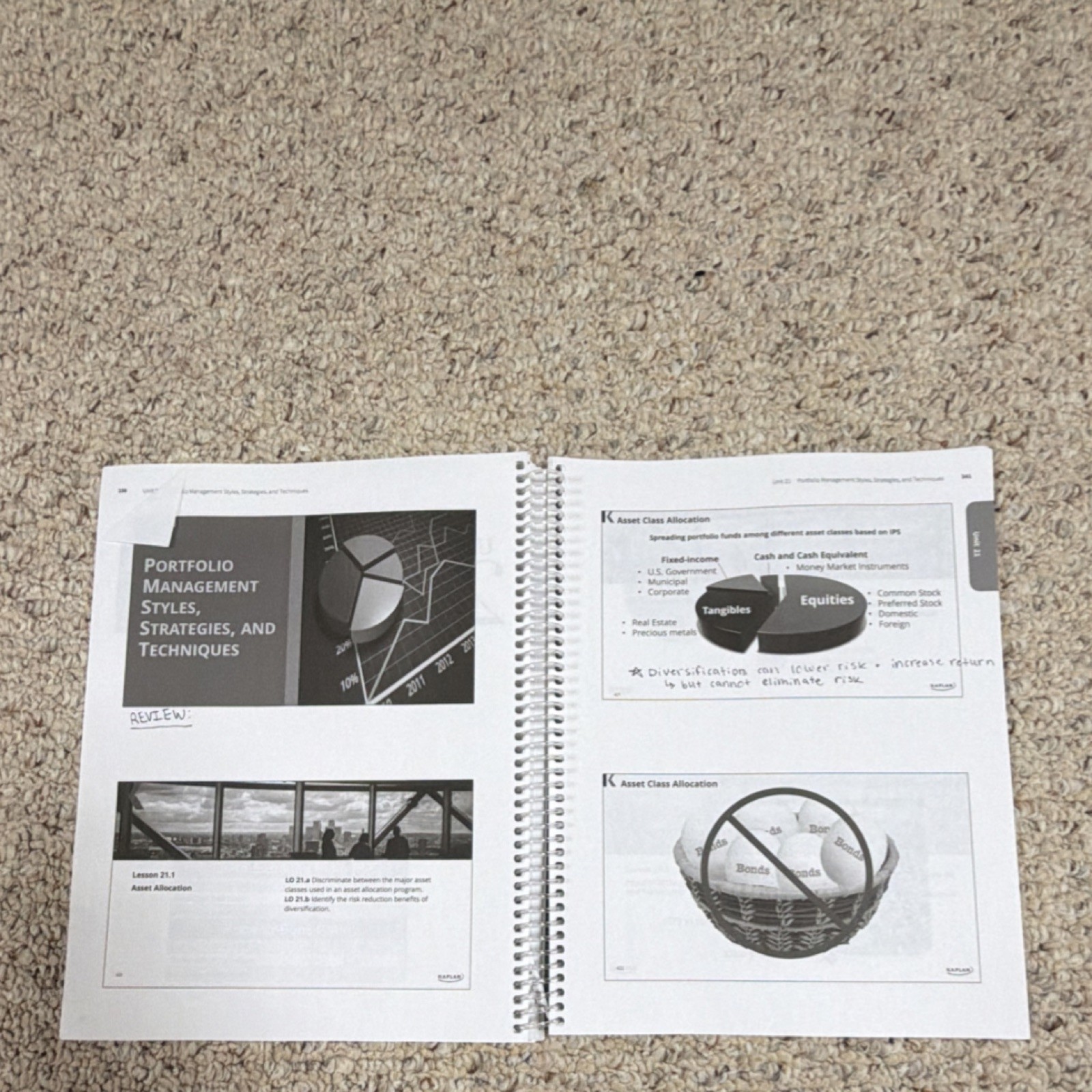 Kaplan Securities Class Notes Series 66 12th Edition Ring Bound