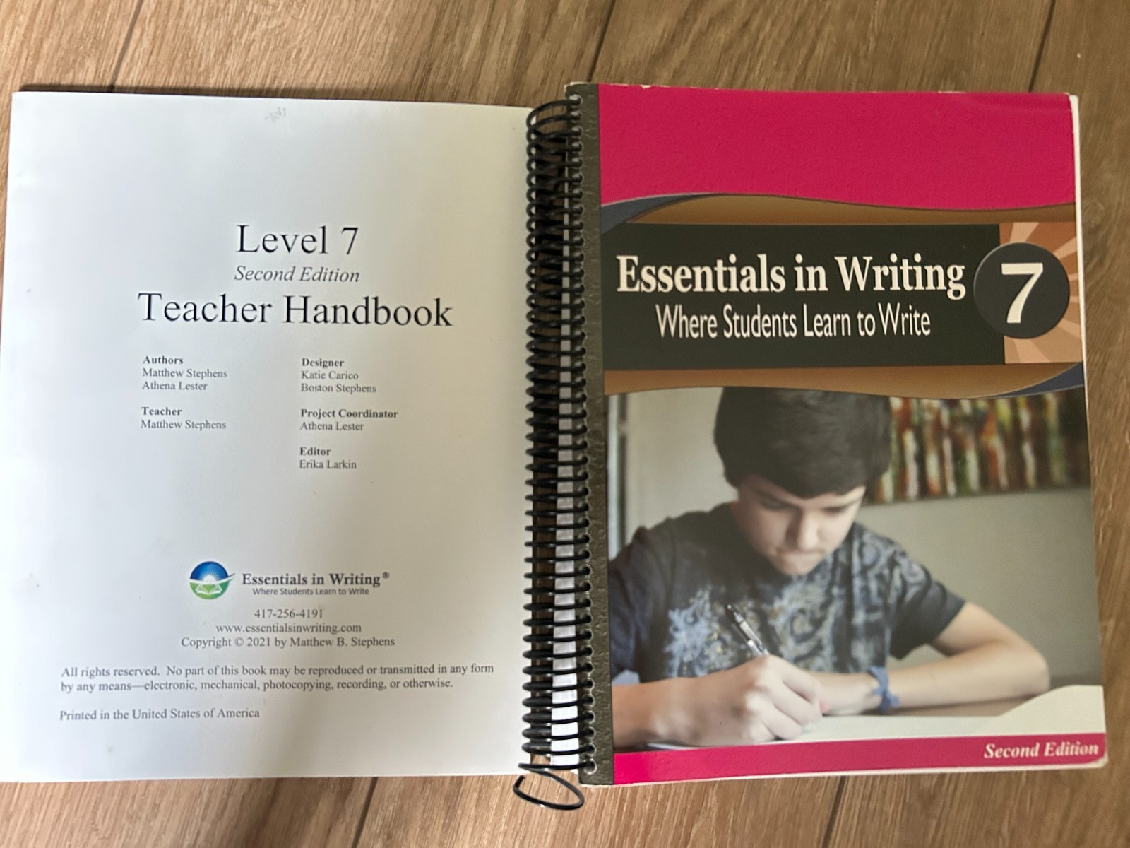 Essentials in Writing Level 7 Second Edition Assessment Booklet & Teacher Hand…