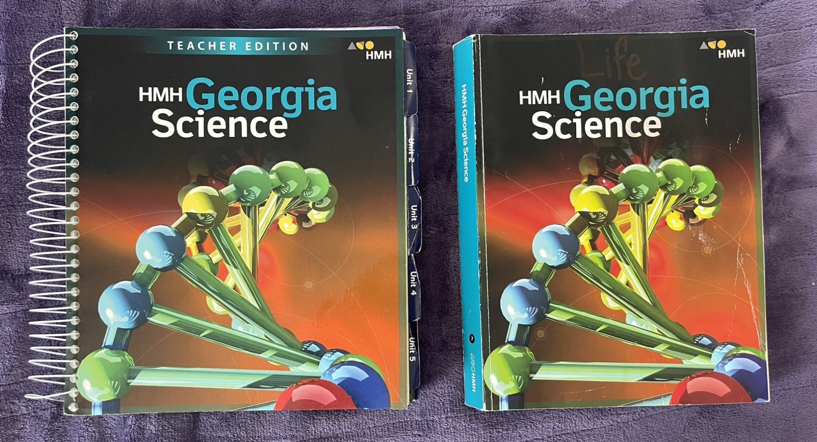 Complete HMH Georgia Science Grade 7 curriculum set.