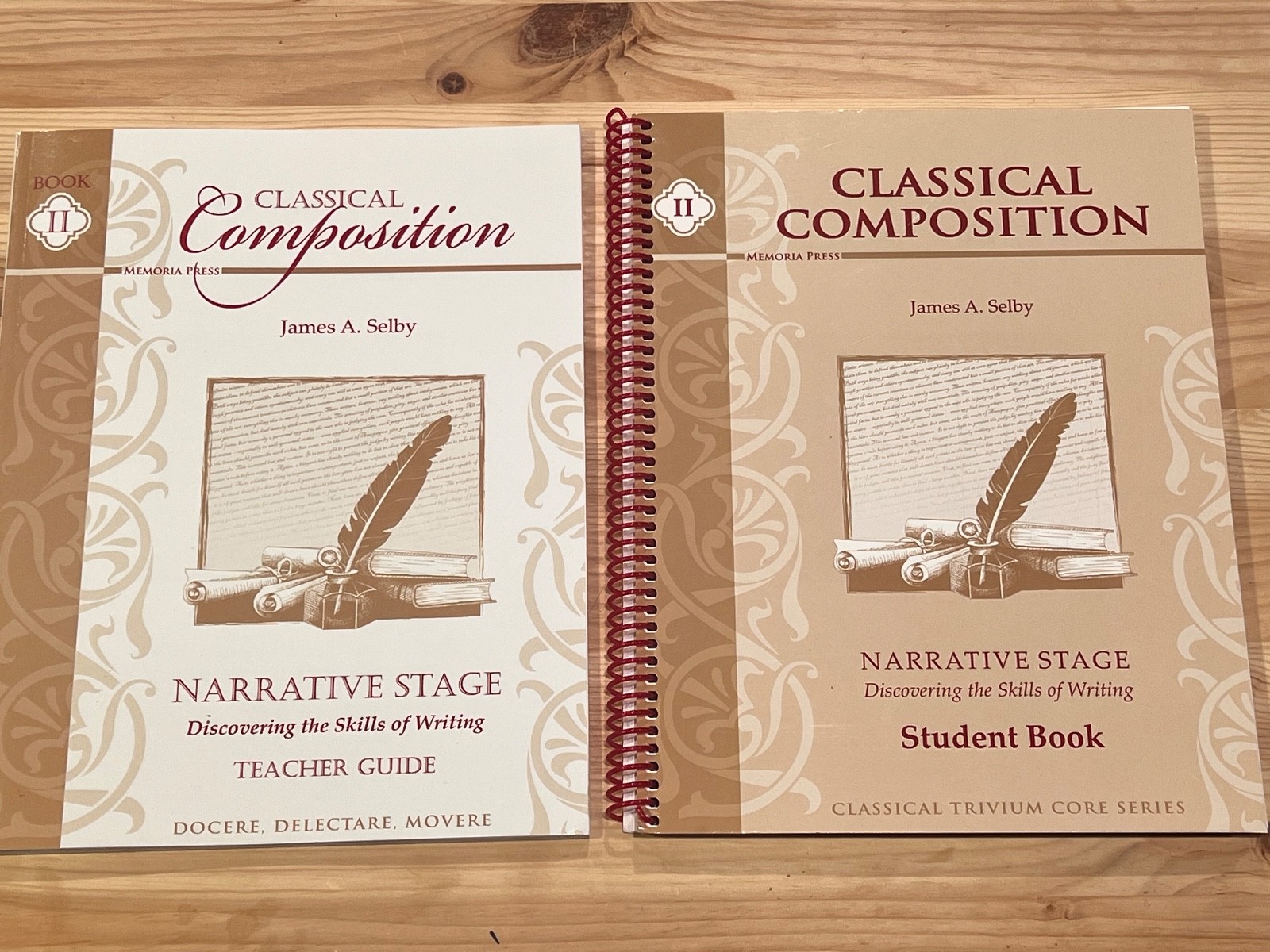 Memoria Press Composition: Student book & Teacher guide: Parts I & II-full year