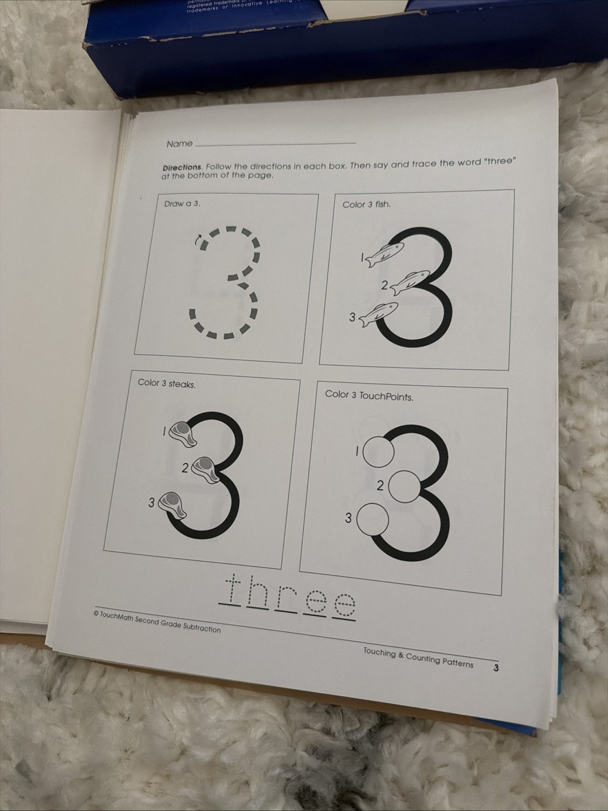 TouchMath Second Grade Subtraction Kit TM841 (2) Loose Leaf – 1/1/2006 No Guide