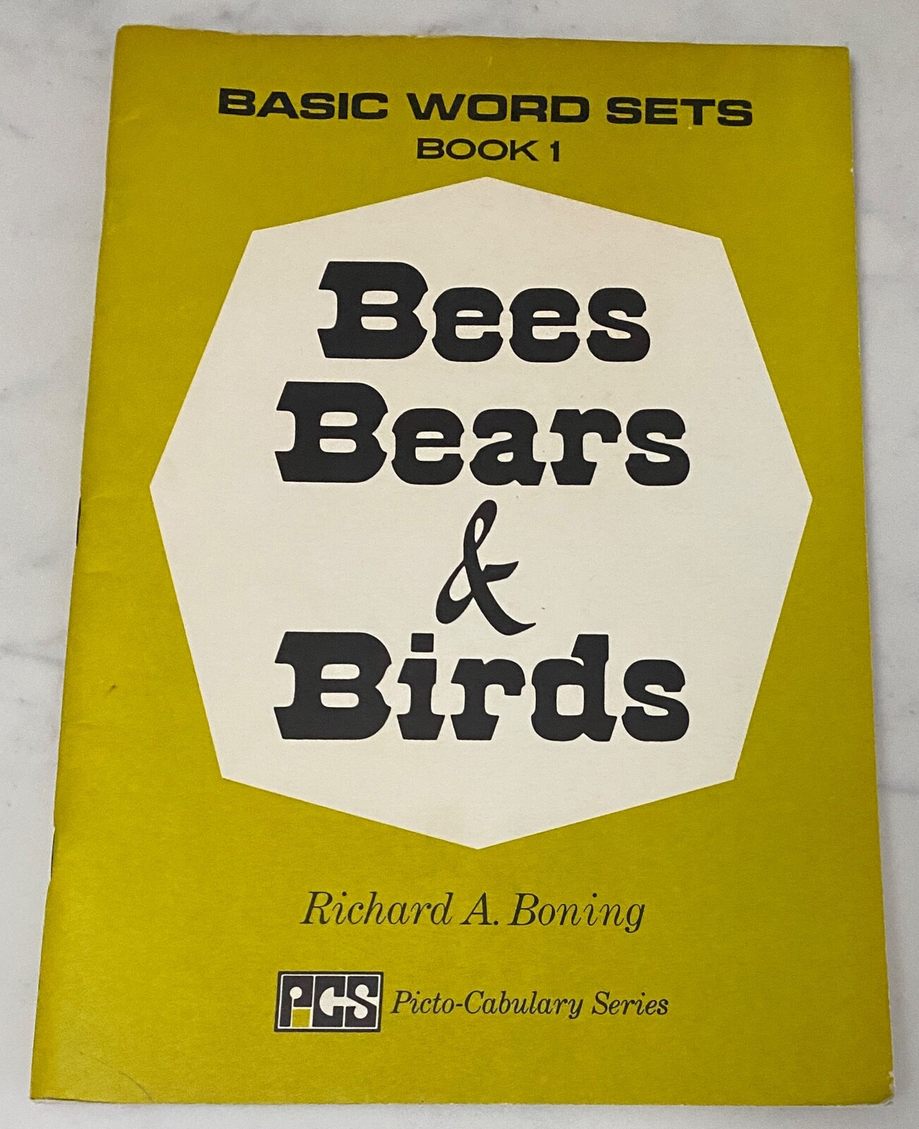 1973 ~ Bees Bears & Birds by Richard A Boning Basic Word Sets Book 1 PCS