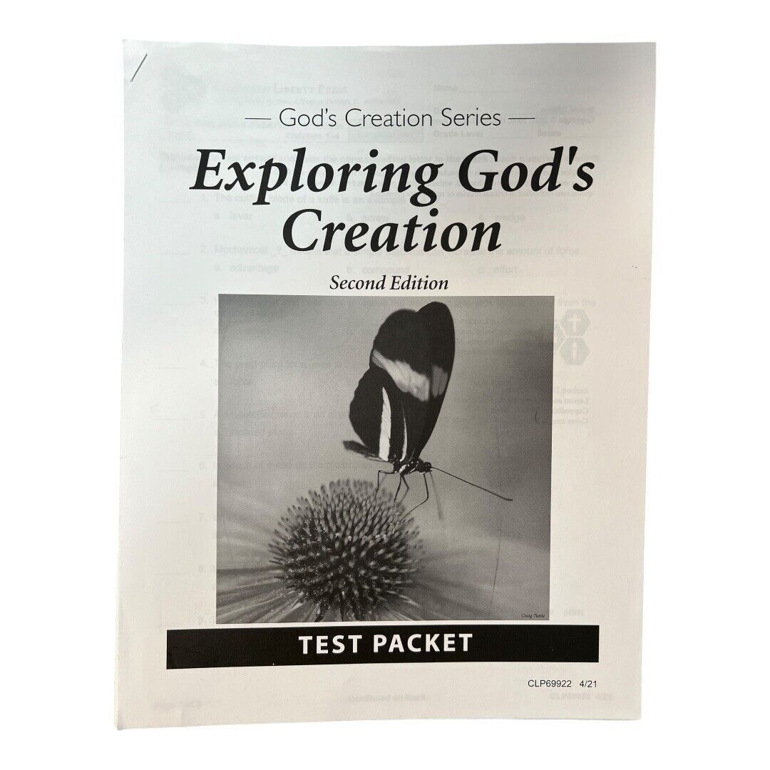 Exploring Gods Creation Test Packet 2nd Ed~Christian Liberty Press (2021) M5 10