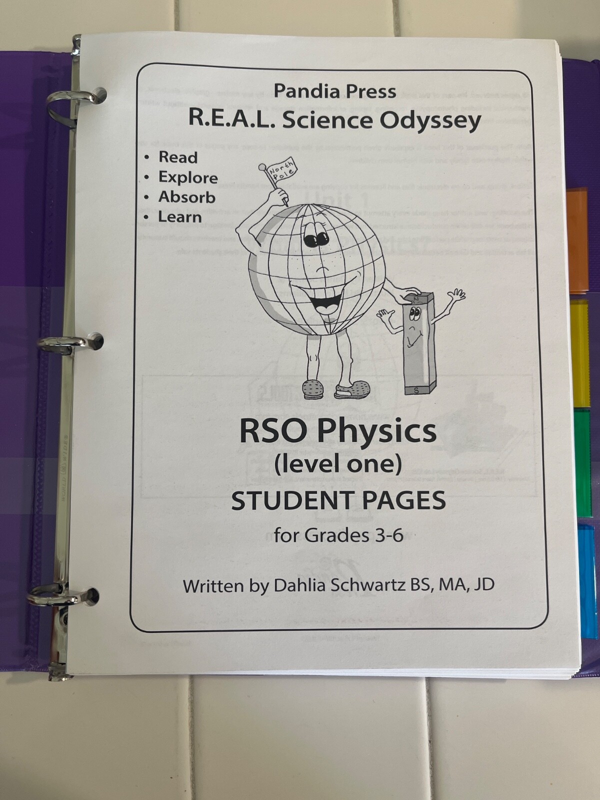 R. E. A. L. Science Odyssey, Physics (level One) by Dahlia Schwartz (2015, Trade
