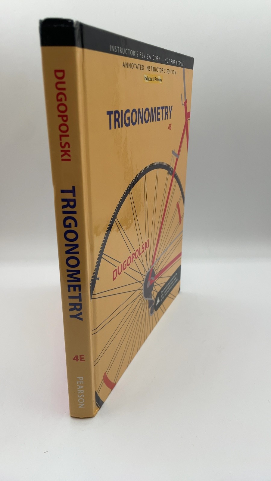 Trigonometry Mark Dugopolski Hardcover Annotated Instructor’s Edition 2015