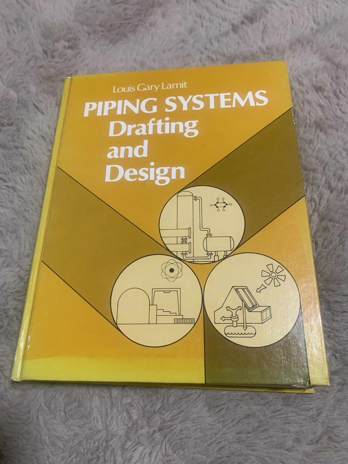 Signed Louis Gary Lamit Piping Systems Drafting and Design Hardcover 1981