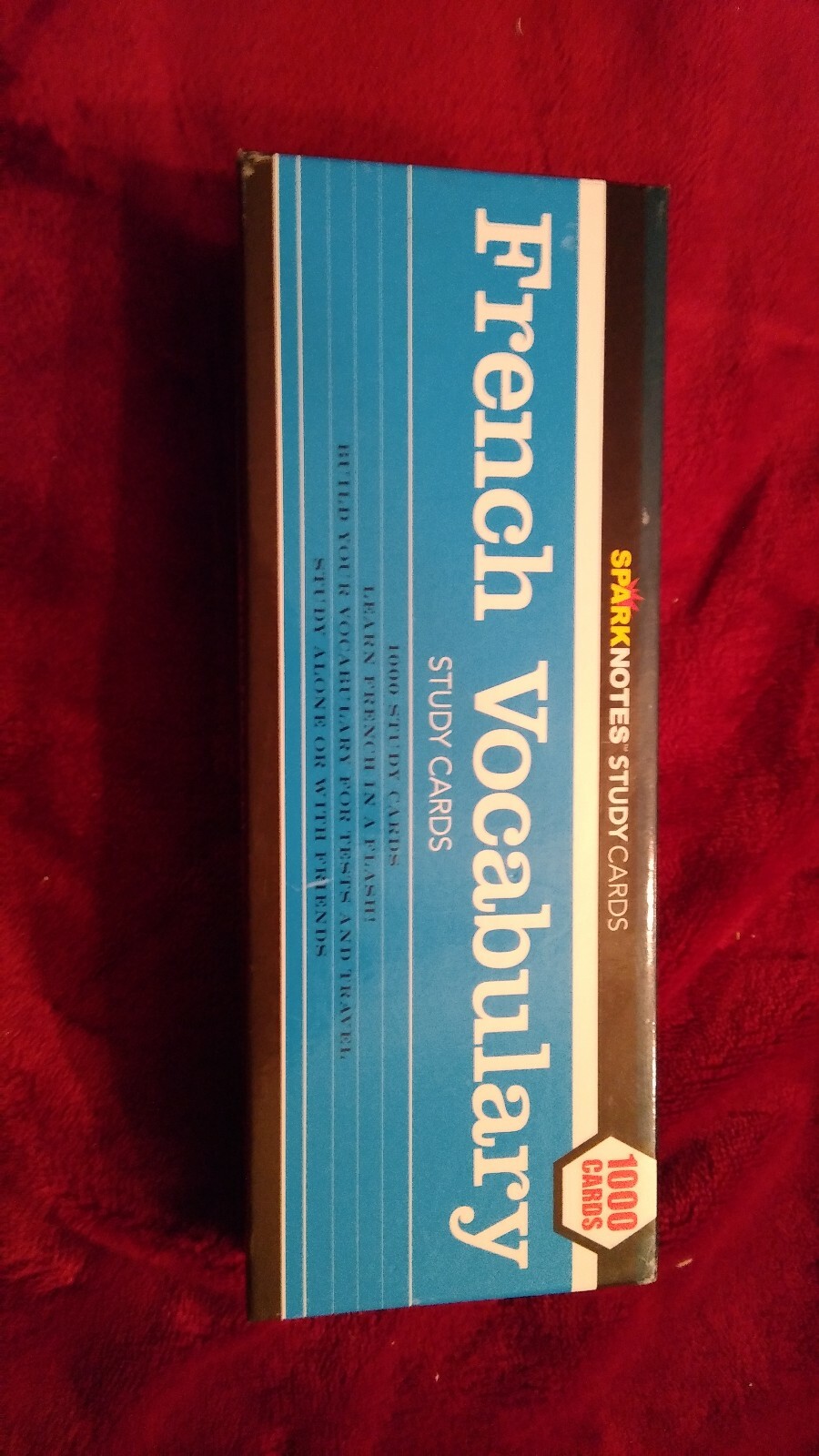 SparkNotes French Vocabulary Study Cards 1000 Cards