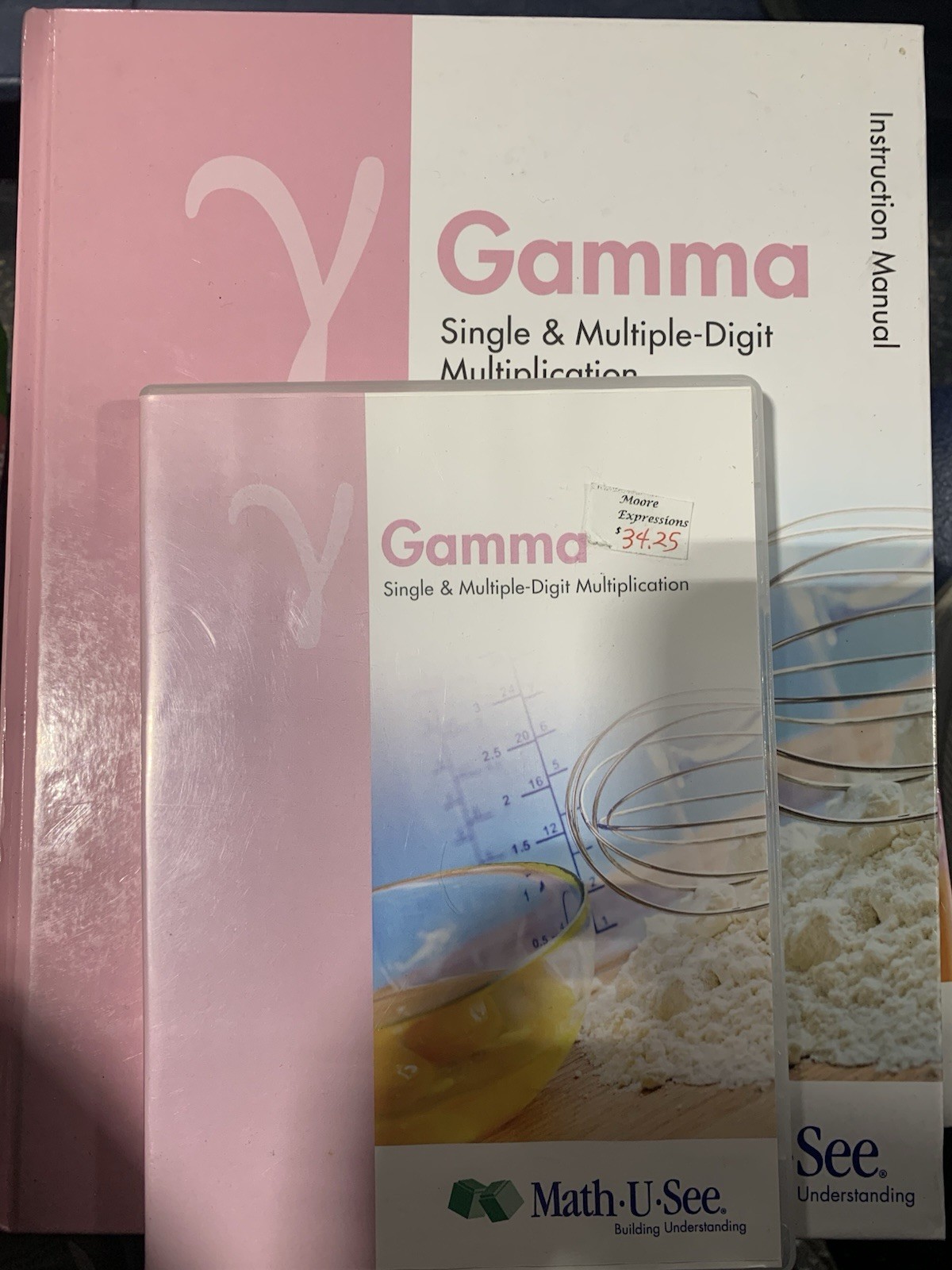 Math U See GAMMA Instruction Manual & DVD Homeschool Set