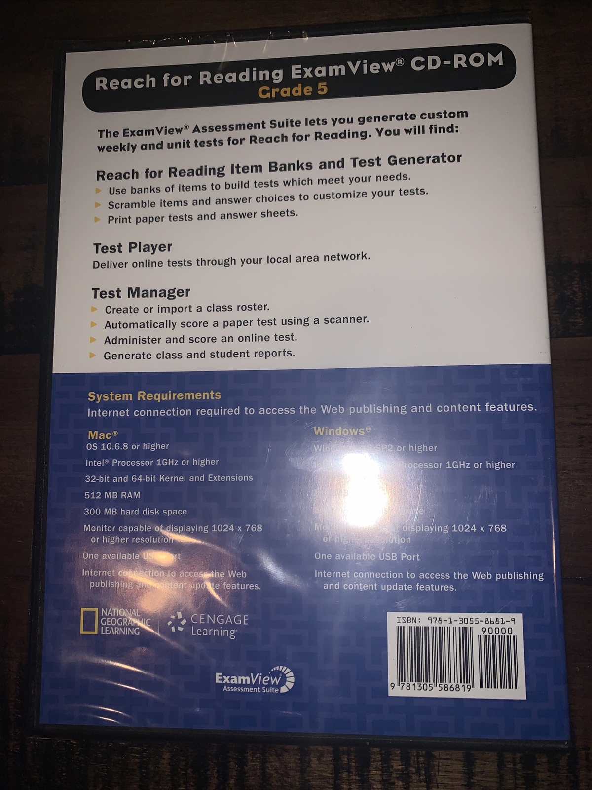 Reach For Reading Common Core Program Grade 5, Examview Exam View 9781305586819