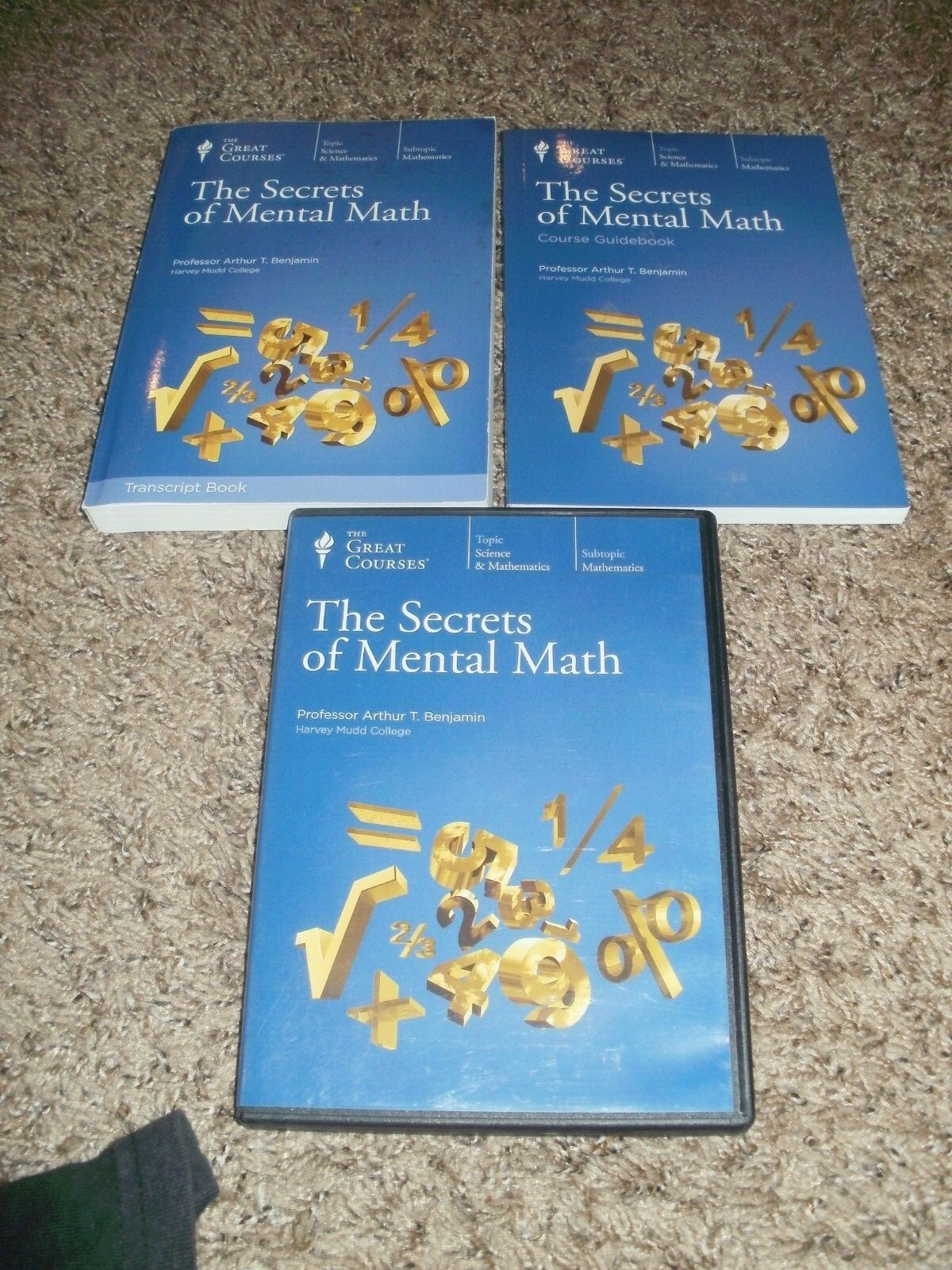 Great Courses Teaching Company THE SECRETS OF MENTAL MATH DVD Transcript Guide