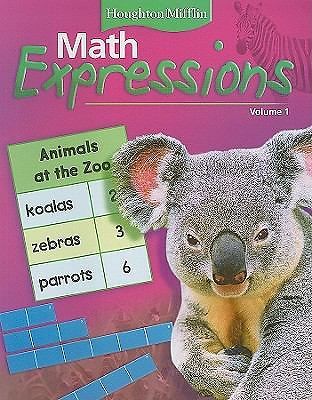 Math Expressions: Student Activity Book, Volume 1 Grade 1 2006