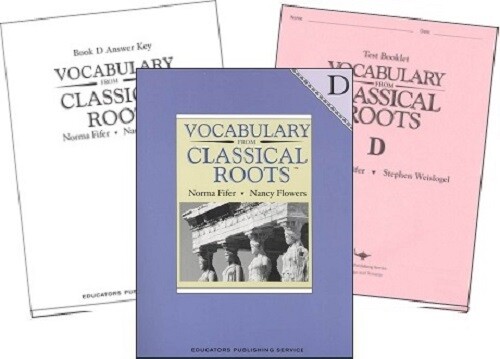 Vocabulary from Classical Roots D SET with Student, Key & Test NEW