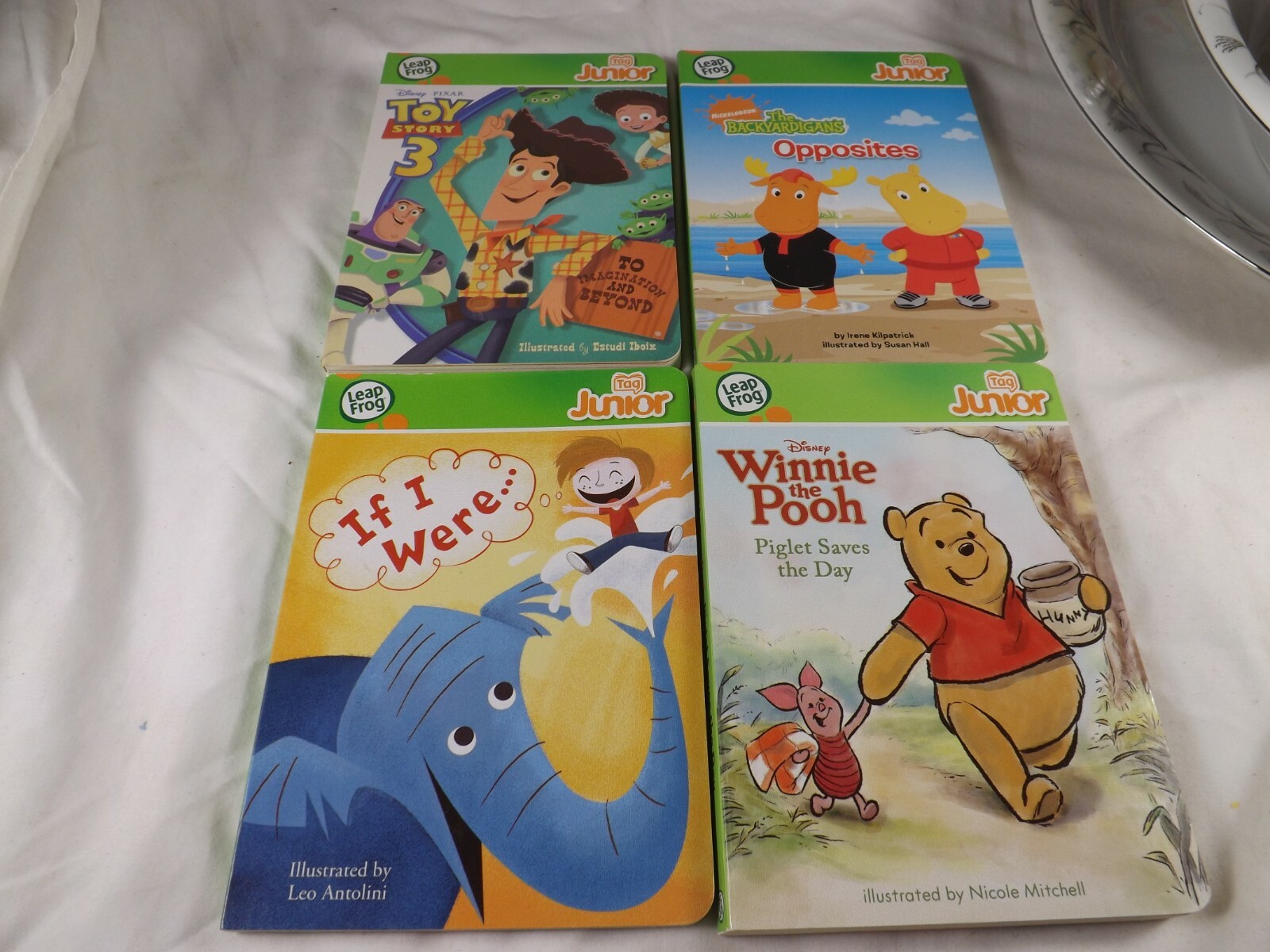 LeapFrog Tag Jr and Leap Reader Board Books Lot Of 4