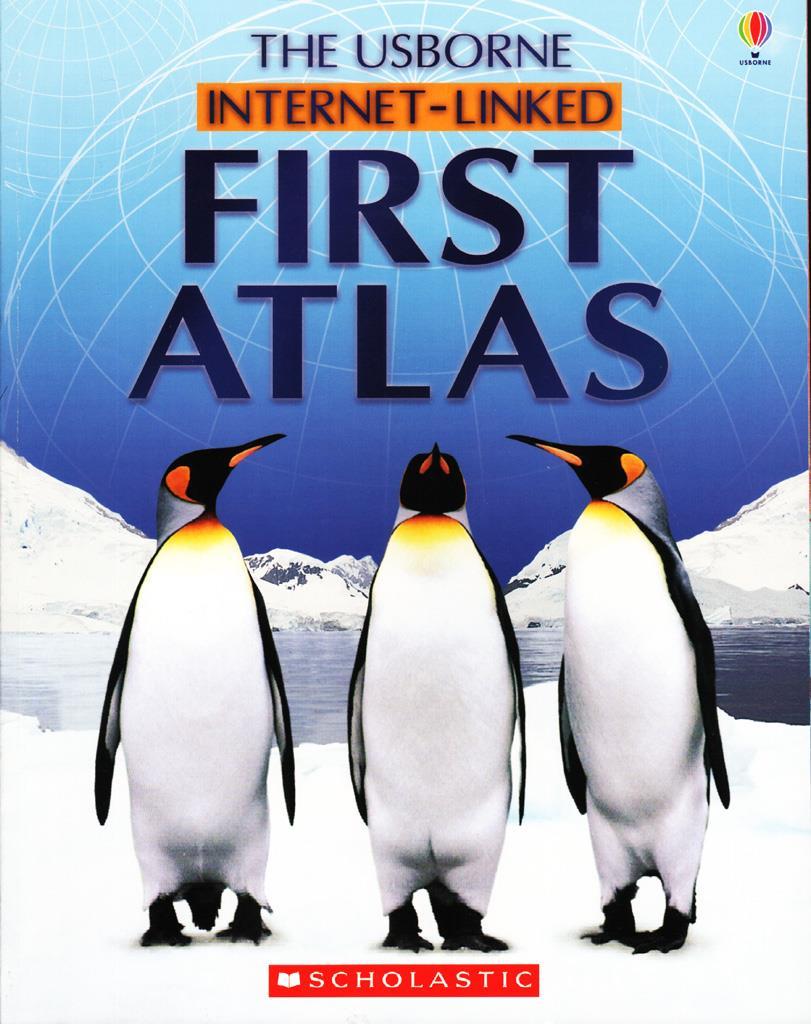 Usborne Internet Linked FIRST ATLAS Homeschool Primary Geography Reference