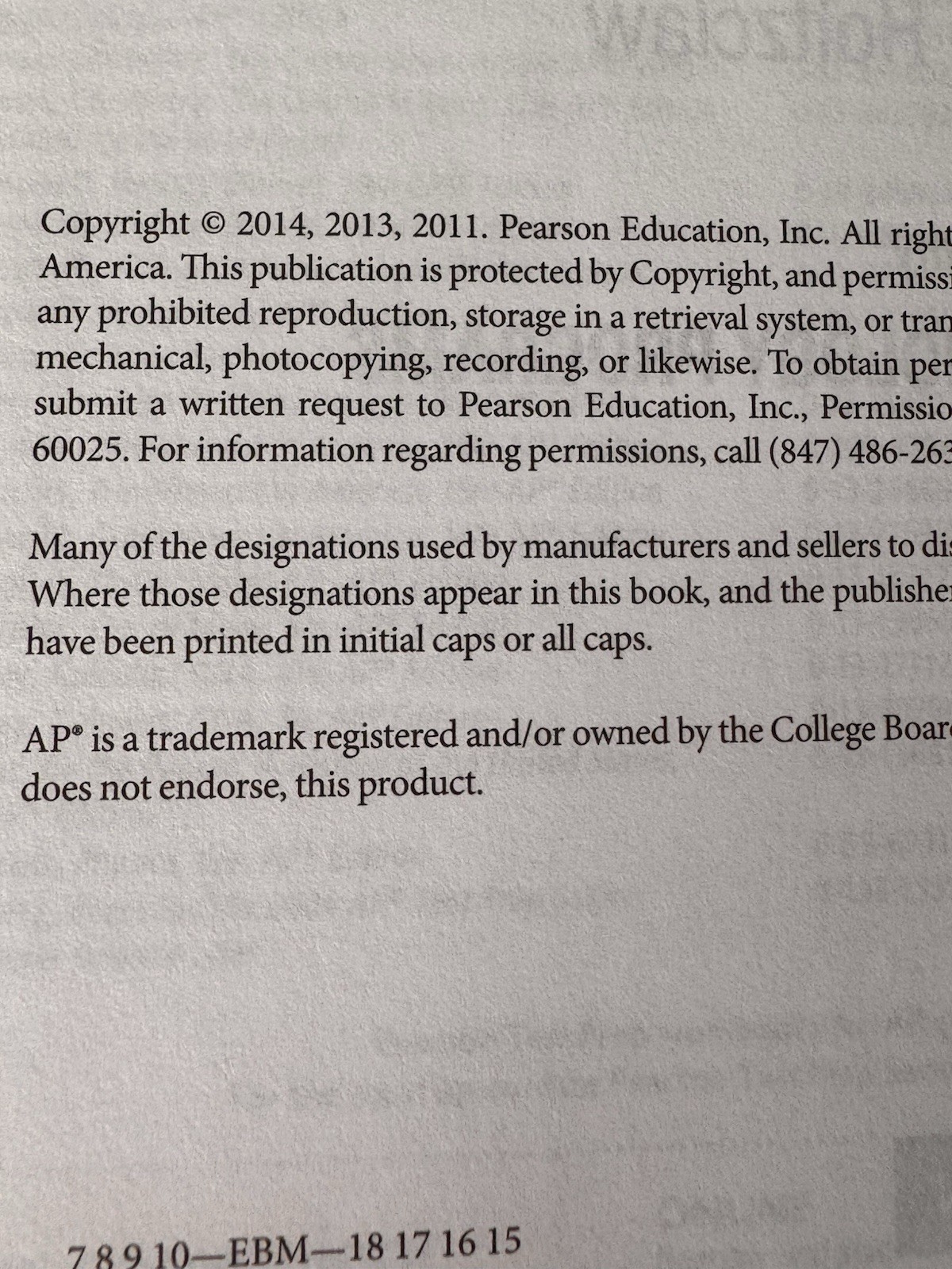 Pearson Education Test Prep Series For AP Biology For Campbell Biology Paperback