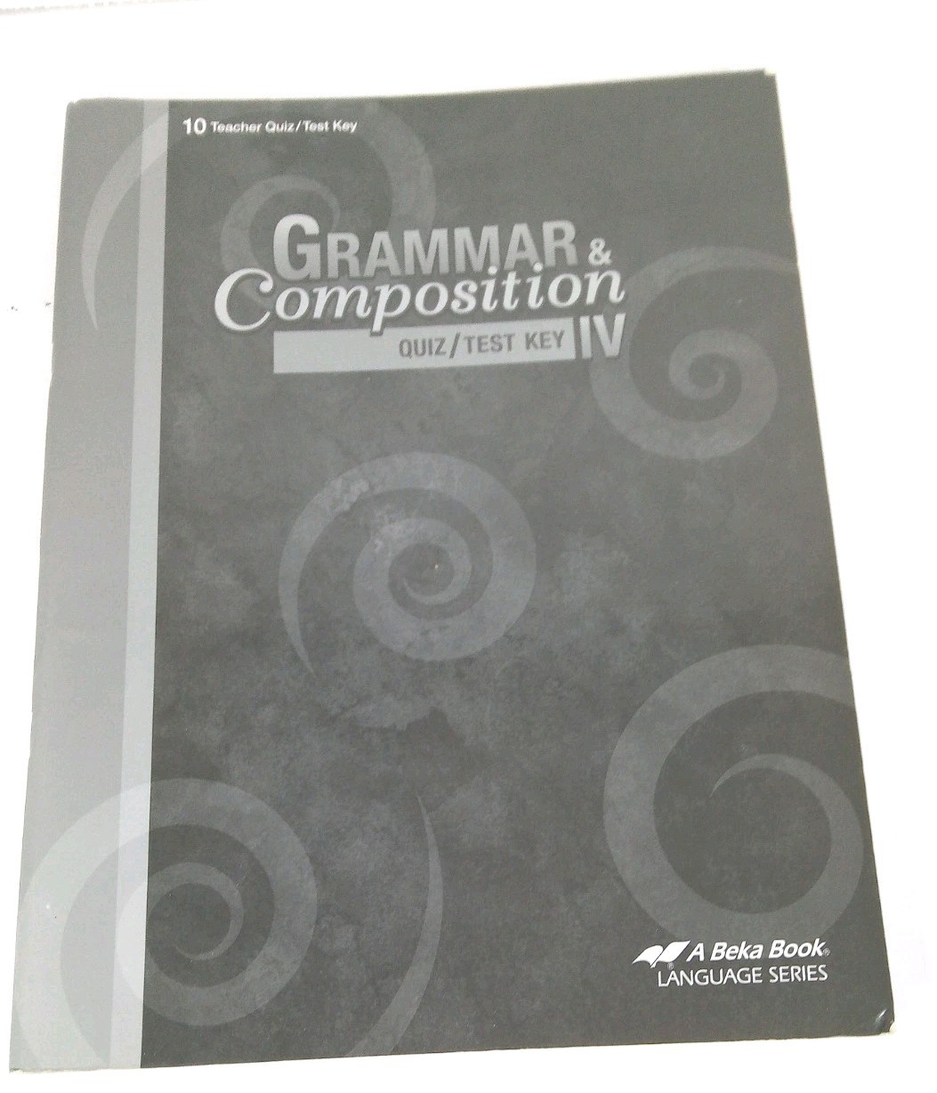 Abeka Grammar & Composition IV 3rd Edition