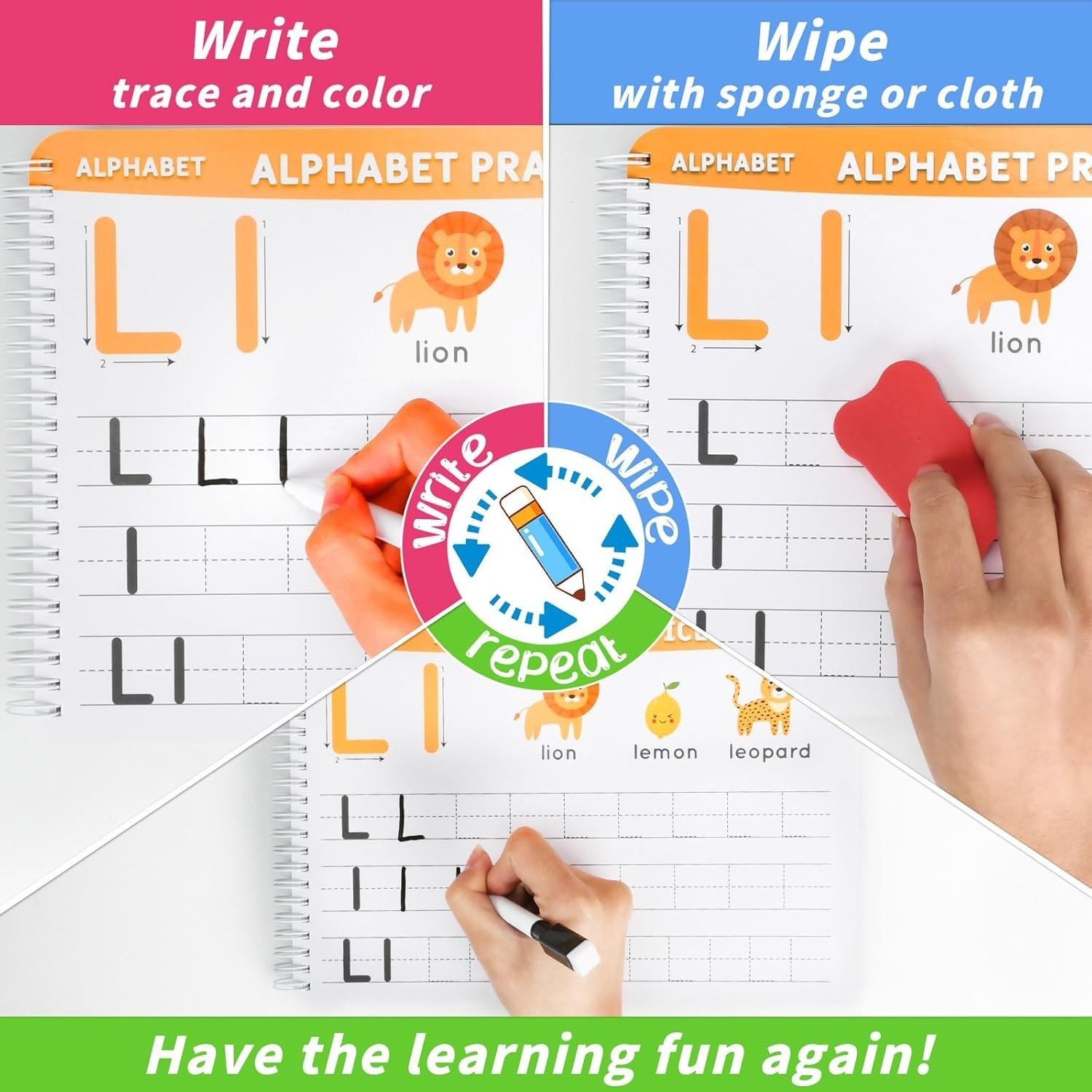 Preschool Learning Activities Educational Workbook: Preschool Handwriting Tra…