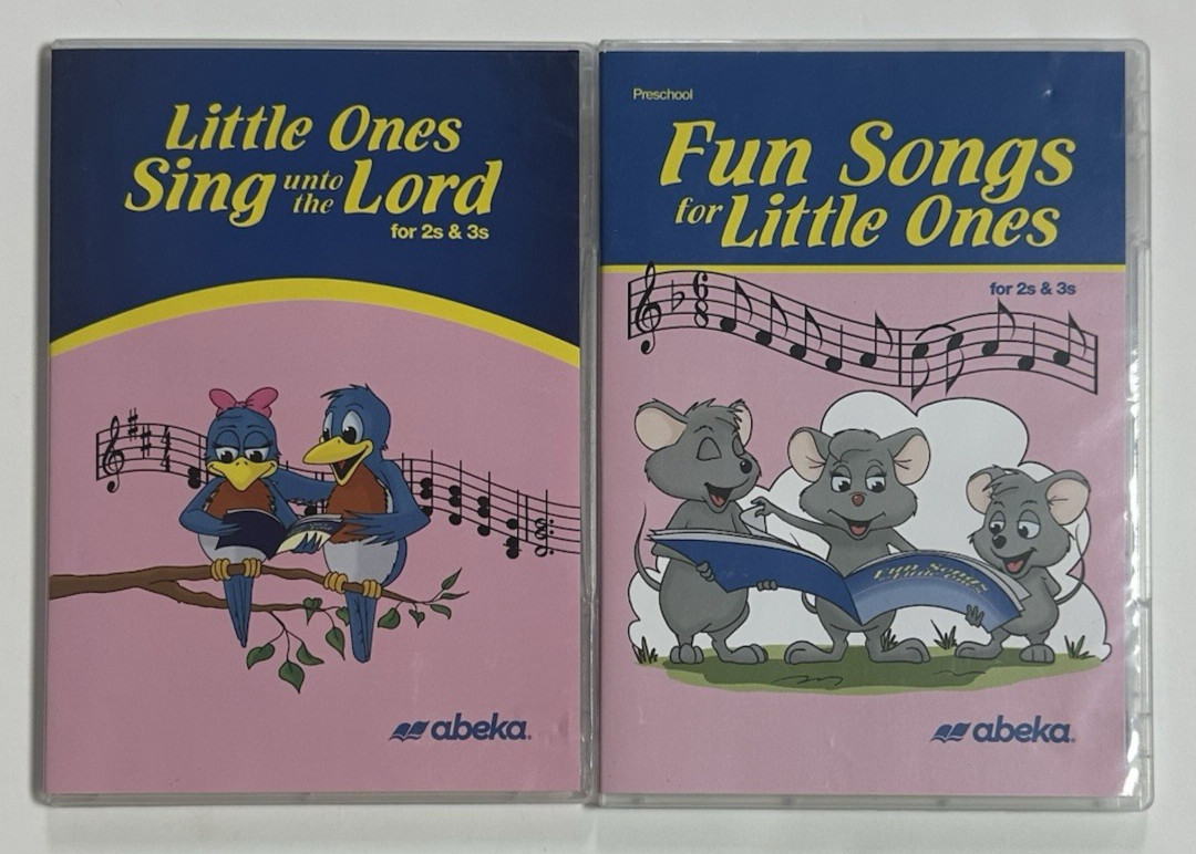 ABeka Preschool for 2s & 3s Fund Songs for Little Ones Sing Unto the Lord CD