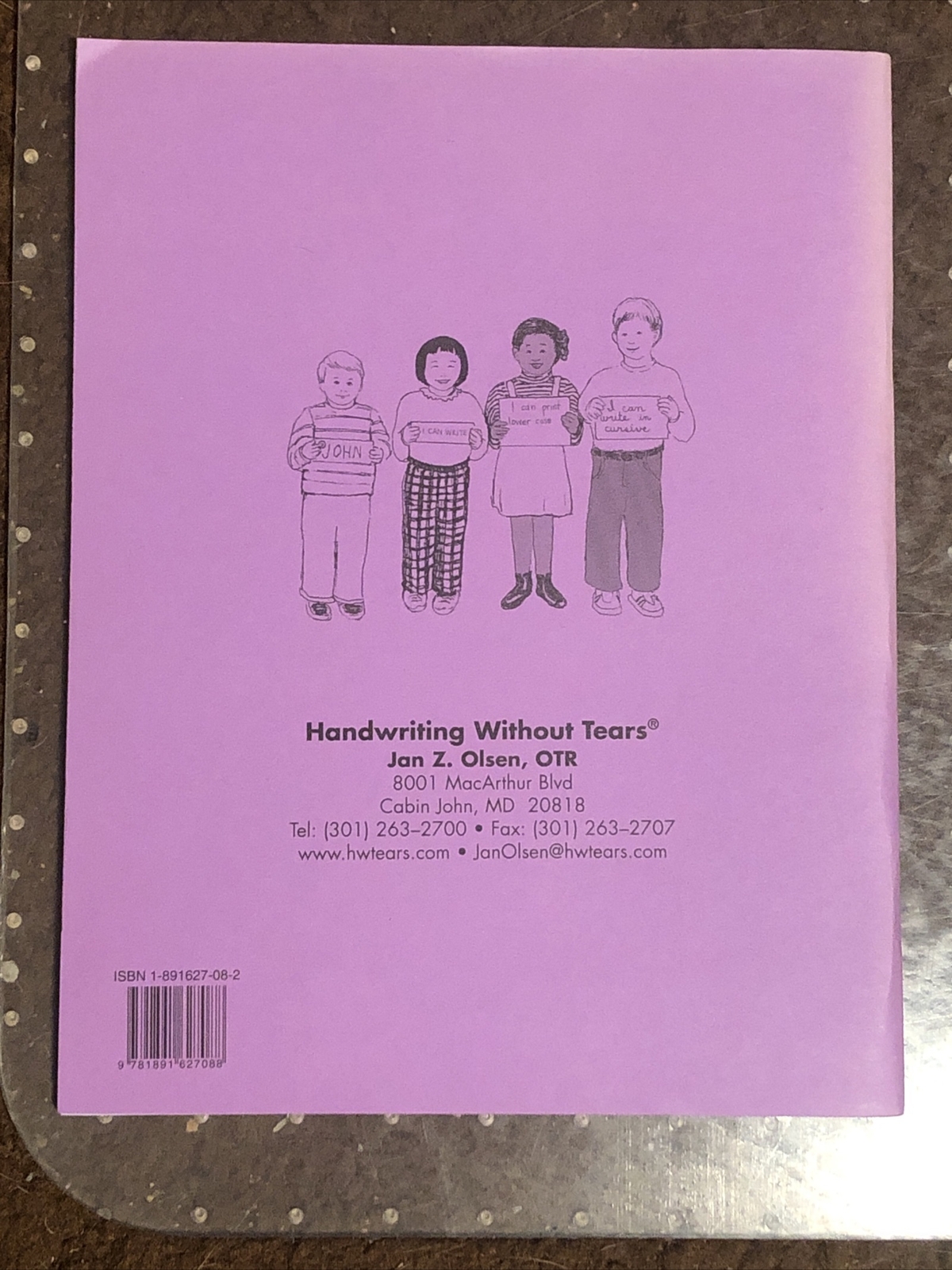 Handwriting Without Tears Writing Notebook with regular double lines Jan Olsen