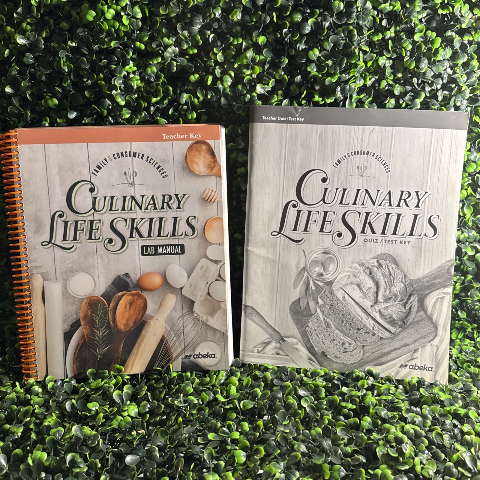 ABeka Culinary Life Skills Lab Manual Teacher Key & Teacher Quiz/ Test Key Set