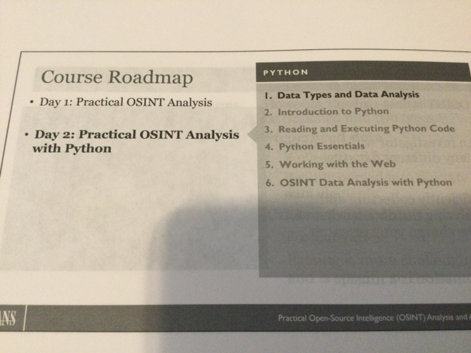 SANS SEC537 2021 Practical Open-Source Intelligence (OSINT) Analysis & Automat