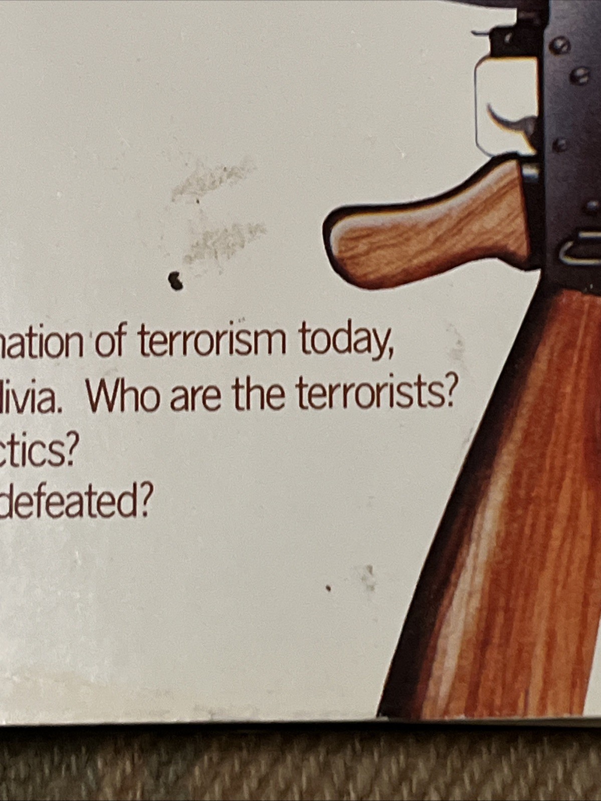 The Never-Ending War: Terrorism in the 80’S by Christopher Dobson. HC/DJ 1st Ed.