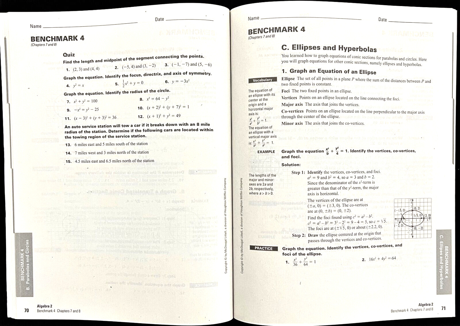(Larson) ALGEBA 2 – REMEDIATION & PRACTICE WORKBOOKS (2 books) 1e (2011)