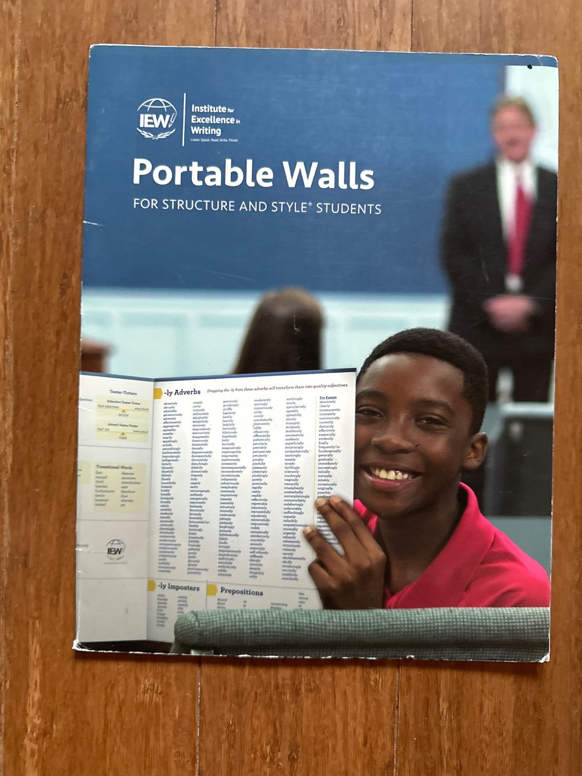 IEW Excellence in Writing Student Resource Binder, Like New! +Used Portable Wall