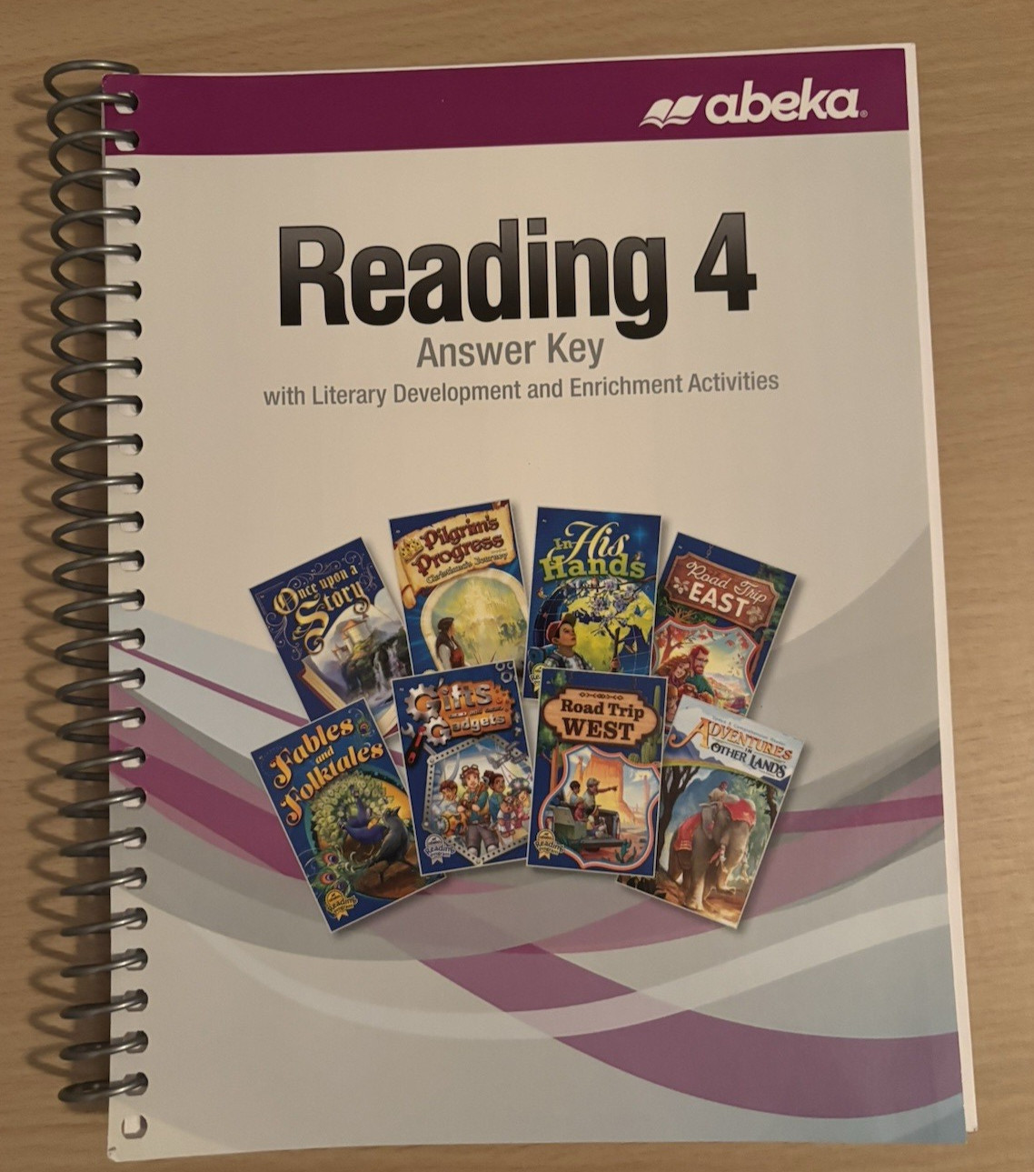 Abeka 4th Grade Reading Teacher Guide Answer Key and 9 Student Readers NEW