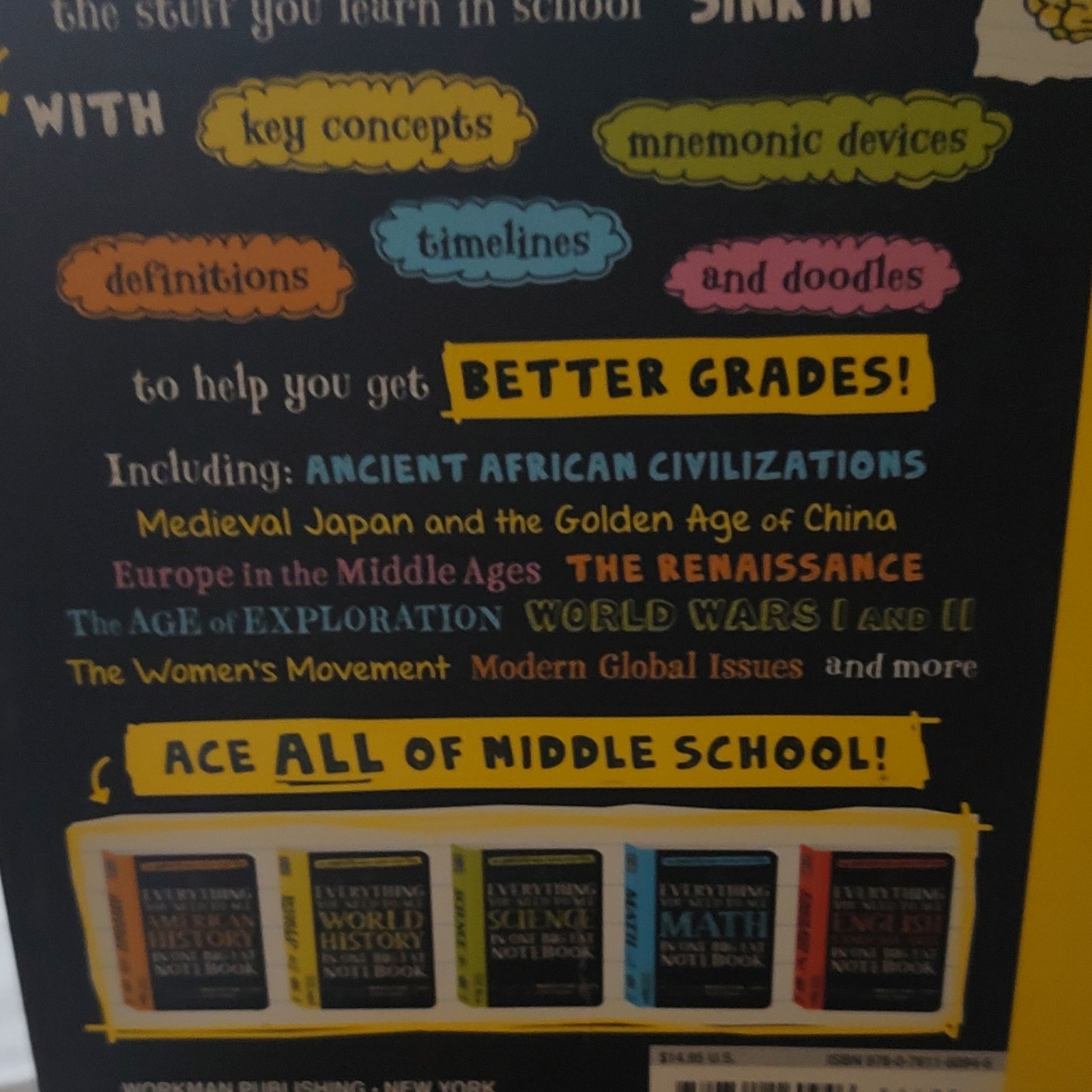 Big Fat Notebook World History Study Guide by Brain Quest Middle School