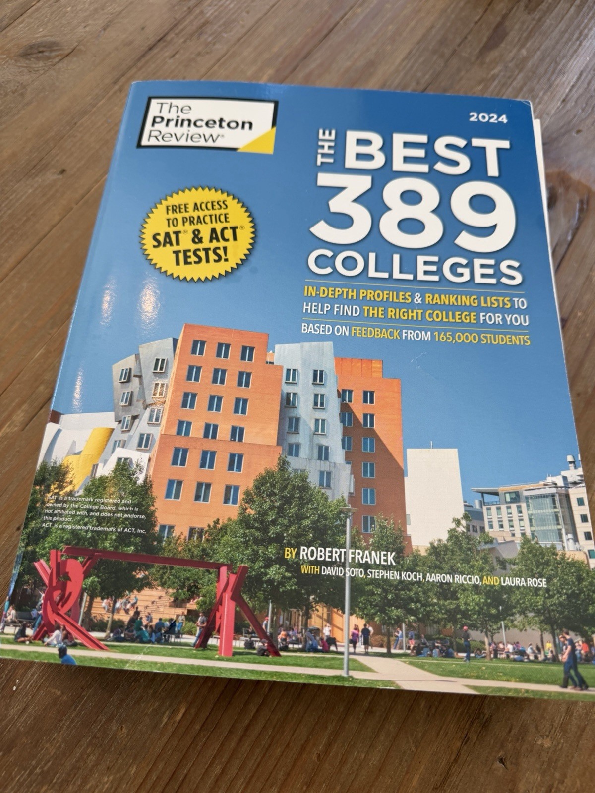 The Princeton Review The Best 389 Colleges 2024 Paperback, Franek, Digital