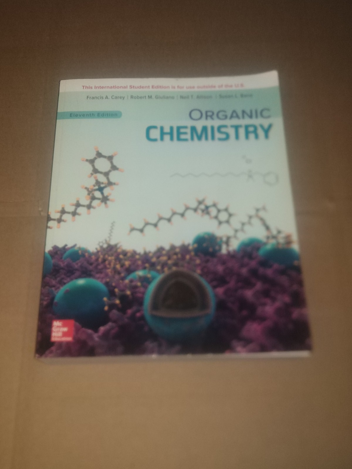 Organic Chemistry (11th International Edition) – Paperback By Francis A. Carey