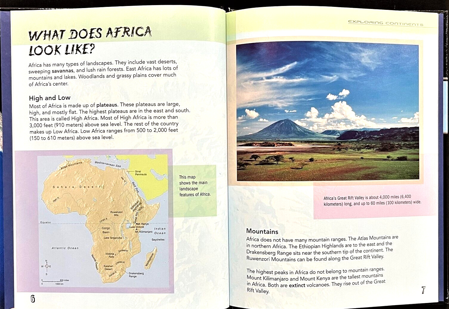 3rd & Up – EXPLORING CONTINENTS – 4 books – Africa, Antarctica, Asia, Australia