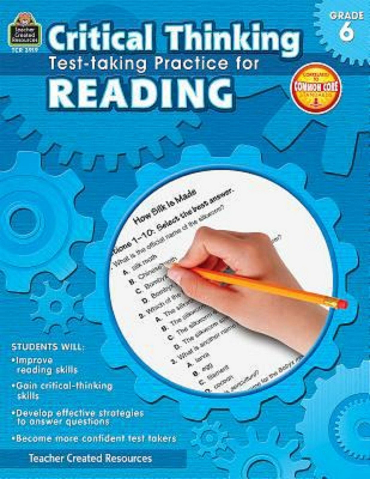 NEW Critical Thinking: Test-Taking Practice for Reading Grade 6 Julia McMeans
