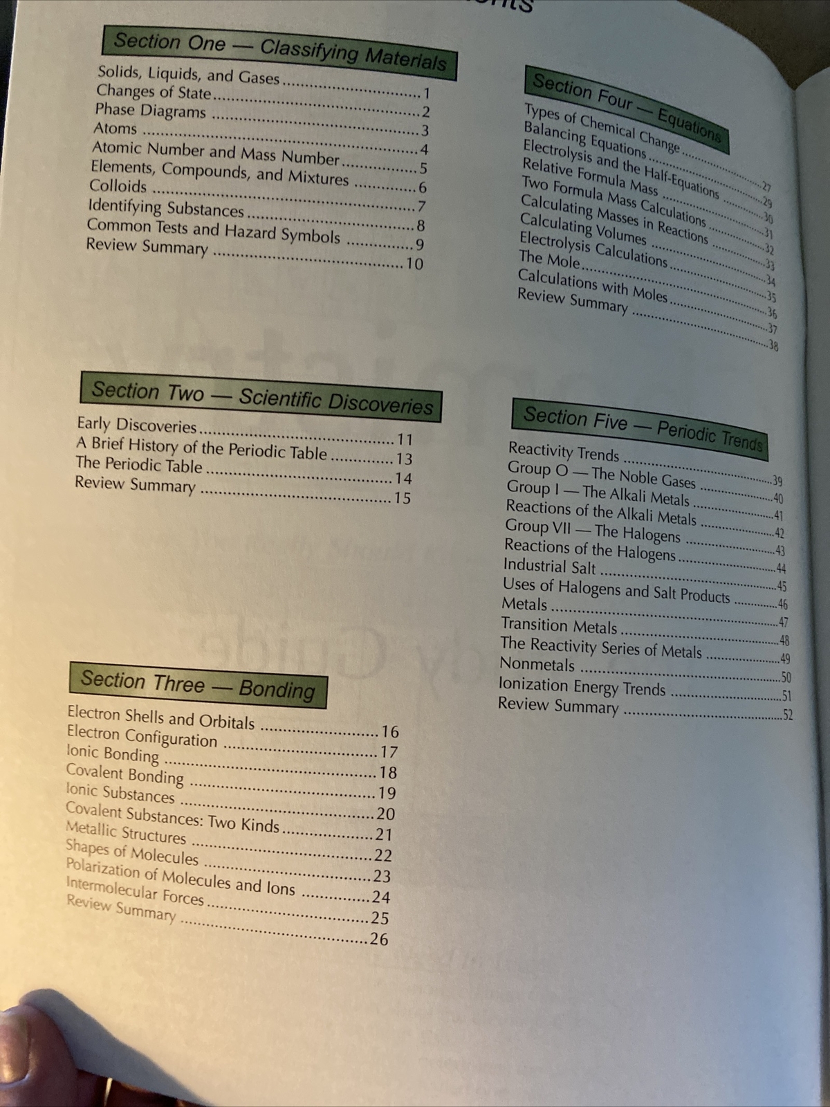 Chemistry The Study Guide Paperback Book 2004 Educational Study Material