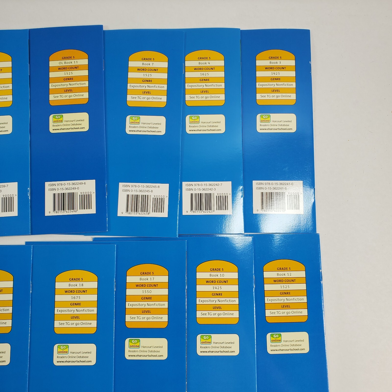 Lot of 17 Harcourt Science Grade 5 Leveled Readers On-Level Homeschool PB