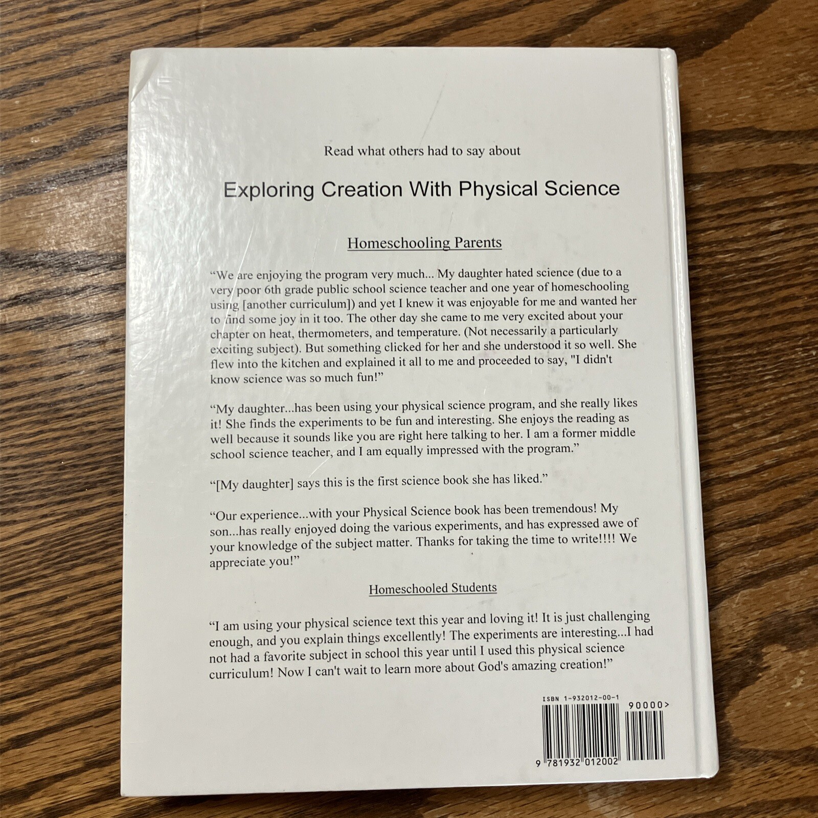Exploring Creation With Physical Science Textbook Jay Wile – Homeschool