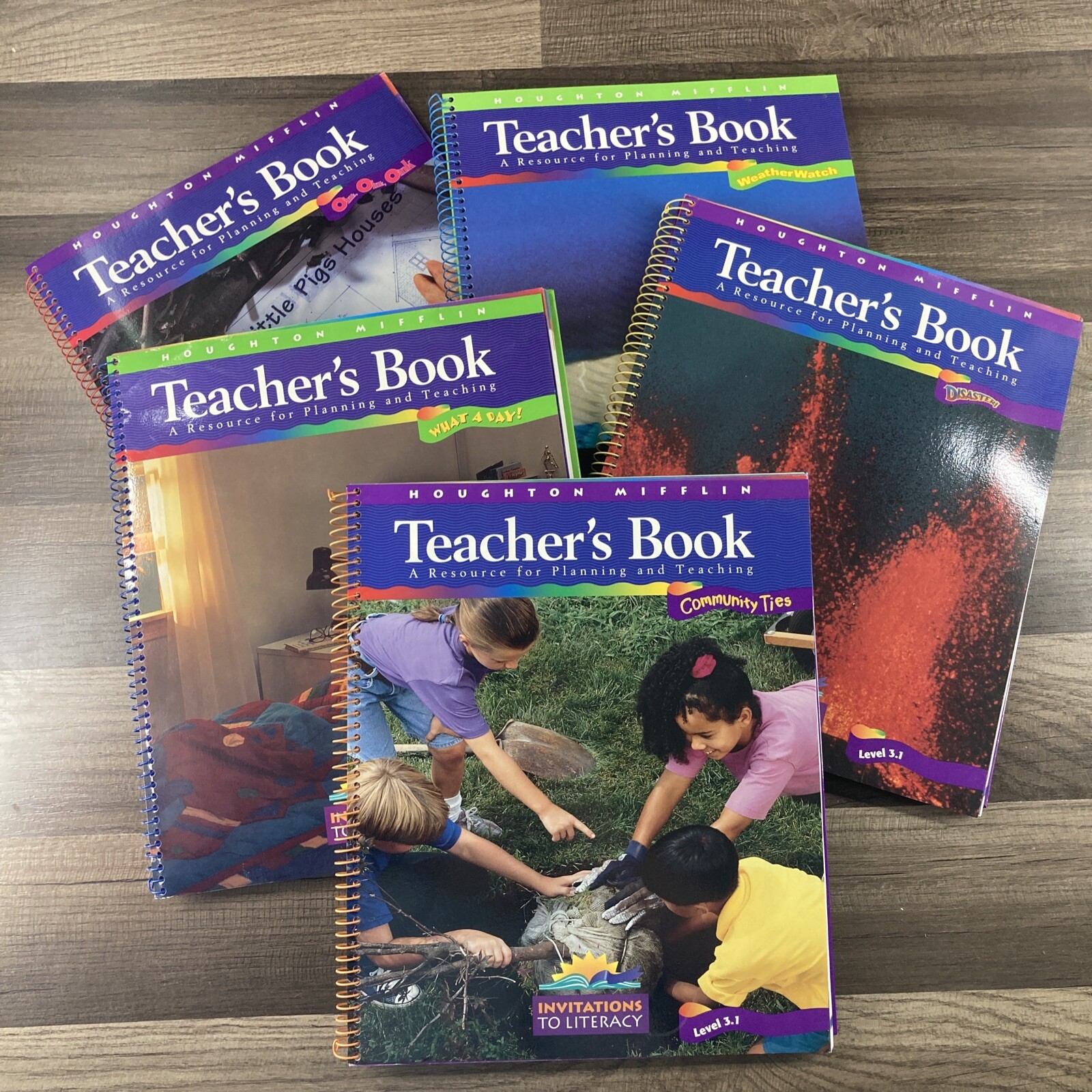 Houghton Mifflin Invitations to Literacy Grade 3 Lot Teacher’s Books Resource