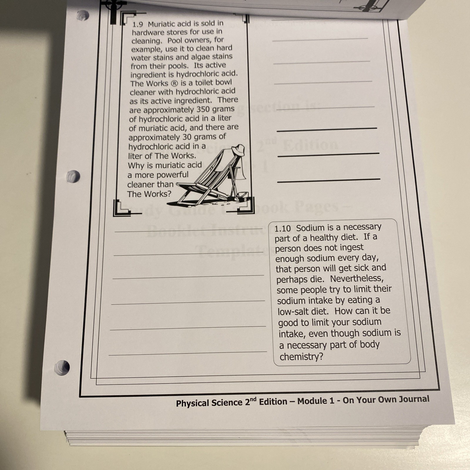 Exploring Creation With Physical Science 2nd Edition Lapbook Journal
