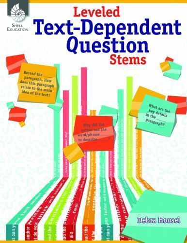 Leveled Text-Dependent Question Stems, Housel, Debra J., New condition, Book