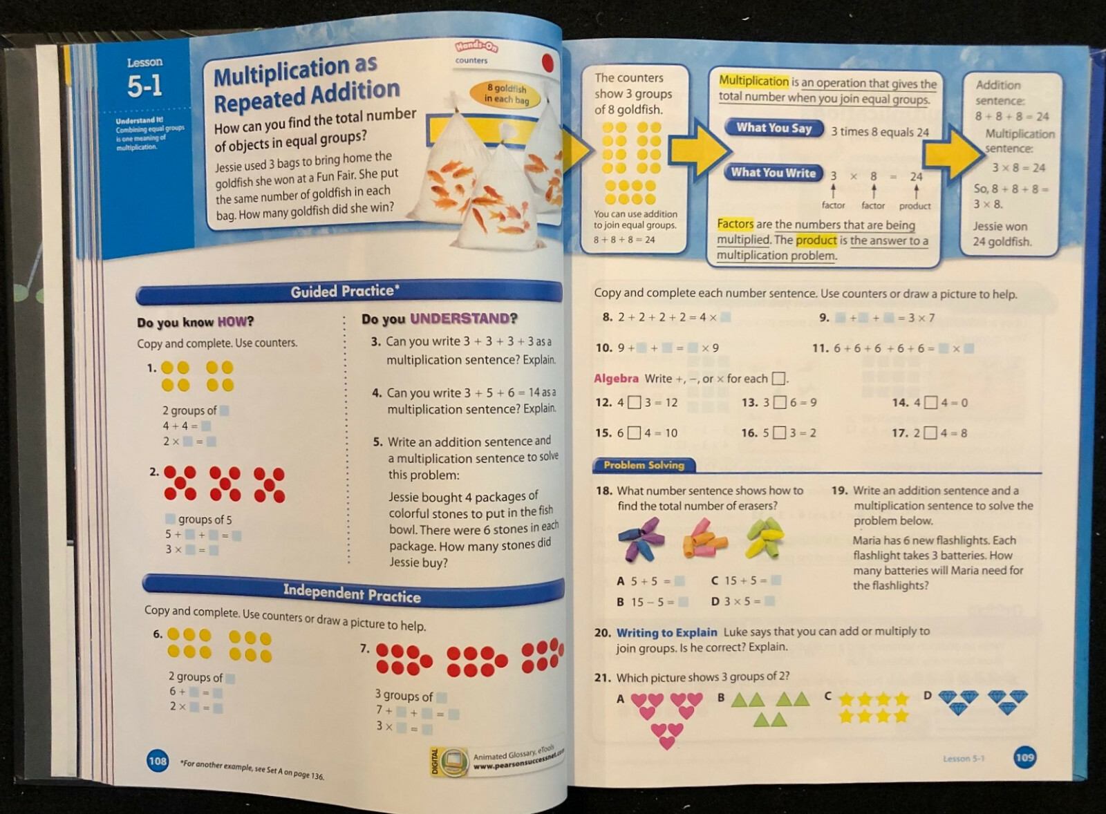 3rd Grade – (2009) Pearson enVision Math – Student Textbook