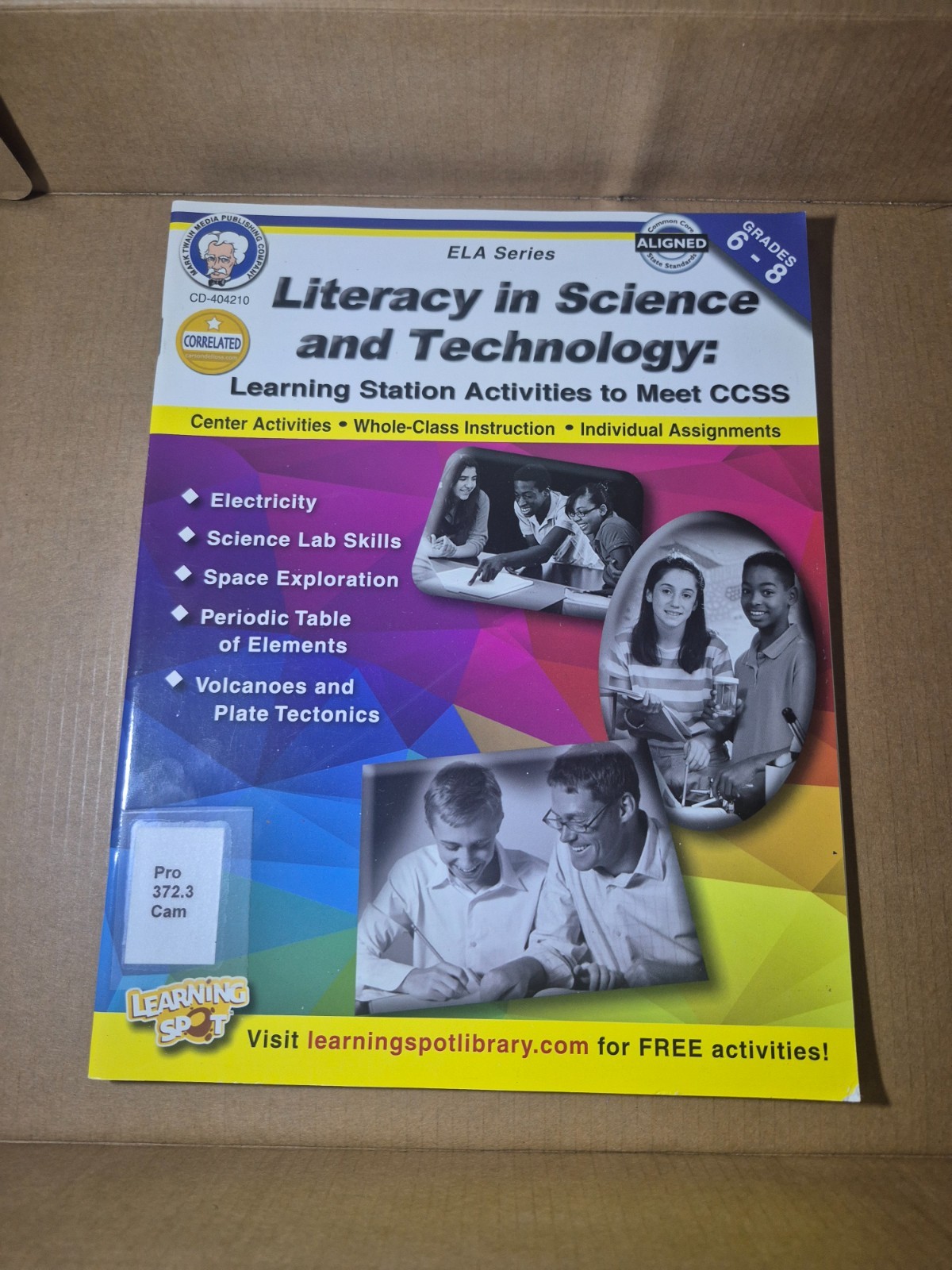 Literacy in Science and Technology Resource Book Grade 6-8