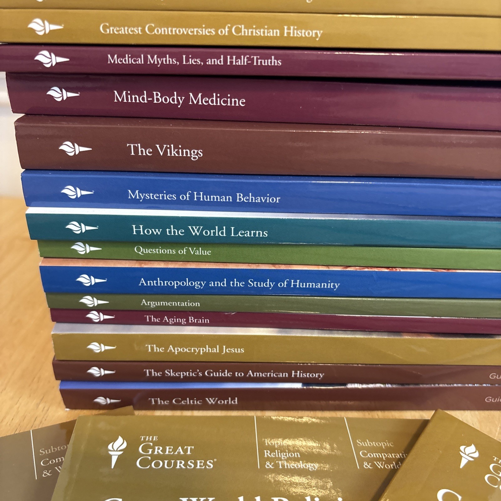 Teaching Co 24 Great Courses TRANSCRIPTS Only: Huge Book Lot Religion Behavior +