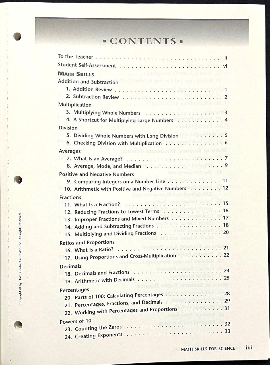 HOLT SCIENCE & TECHNOLOGY – TEACHER EDITIONS (7 books across curriculums)