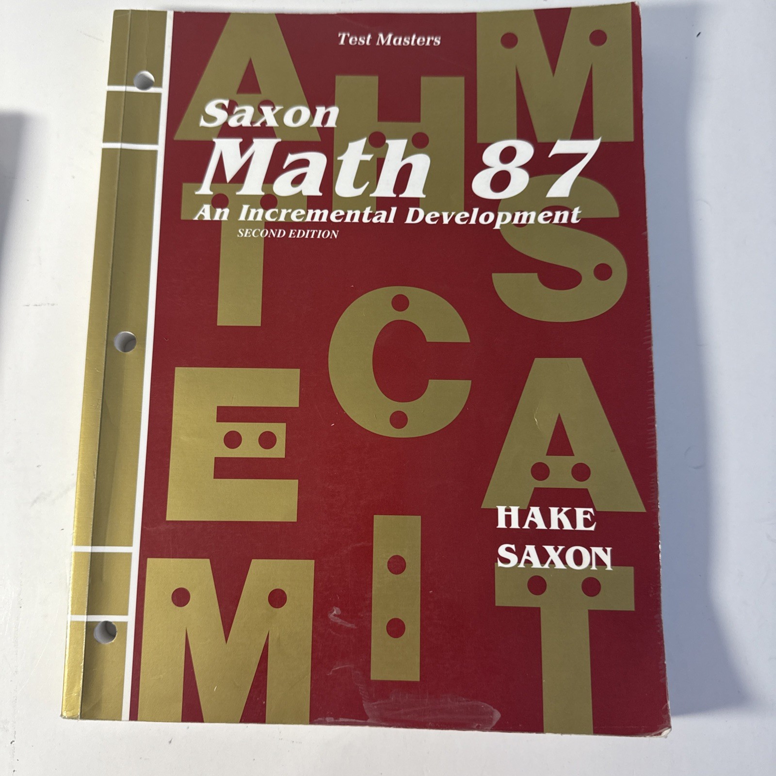 Saxon 87 (2nd Edition) 8/7 TEST MASTERS